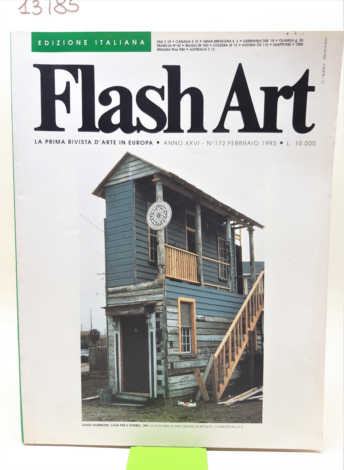 Flash Art numero 172 febbraio 1993 edizione italiana