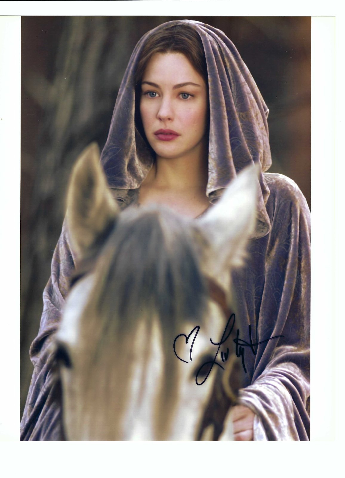 Foto autografata Liv Tyler photo autographed con certificato Signore degli …