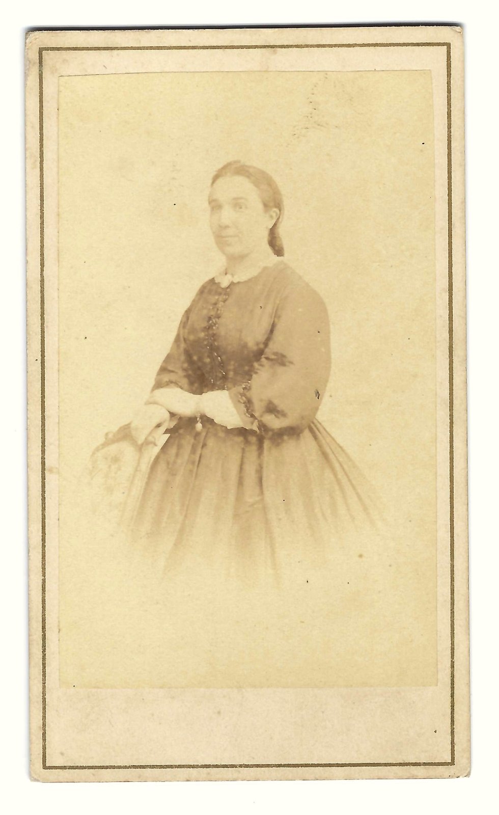 Foto photo cdv albumina gentildonna in posa by F.lli D'Alessandri …