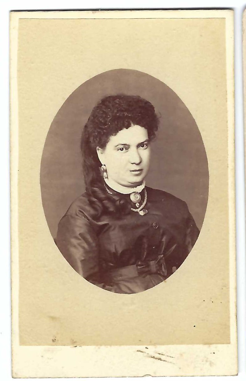 Foto photo cdv albumina ritratto di Luisa Iucci nobiltà romana …