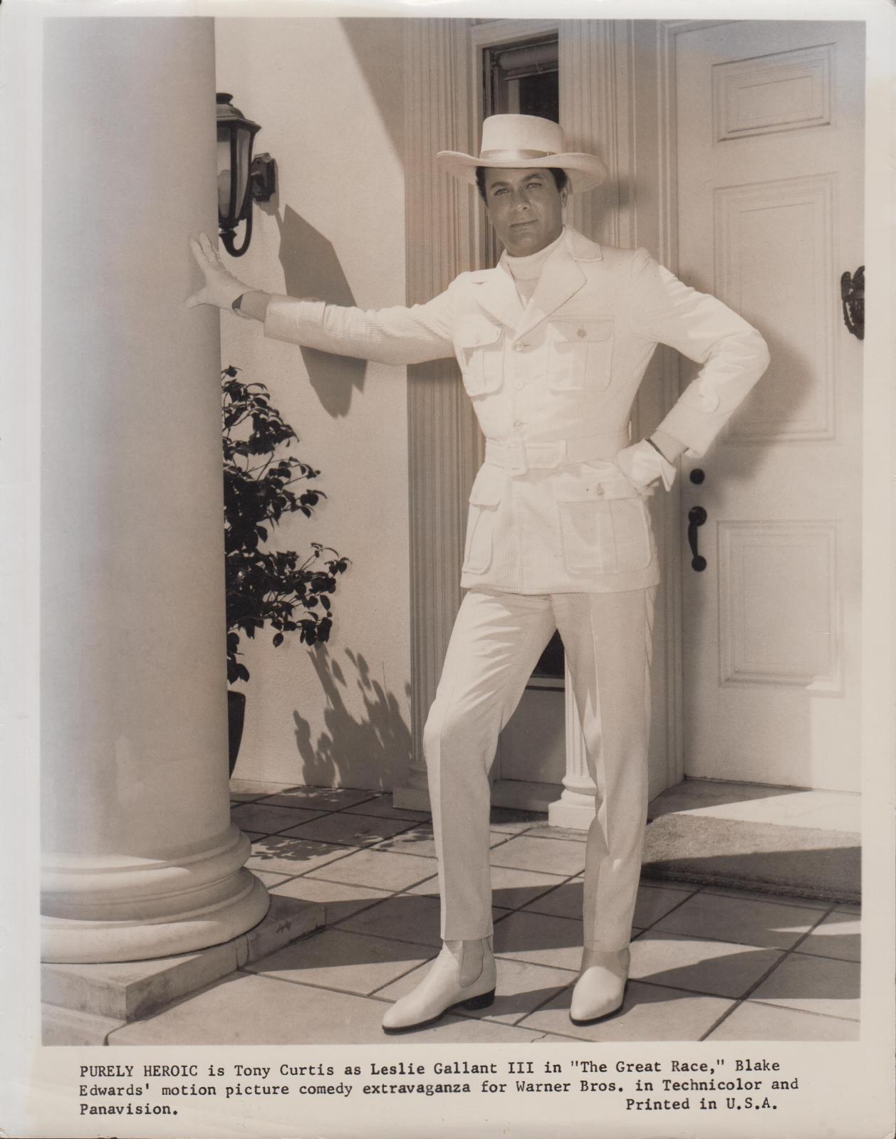 foto photo vintage La grande corsa Tony Curtis 1965 Warner …