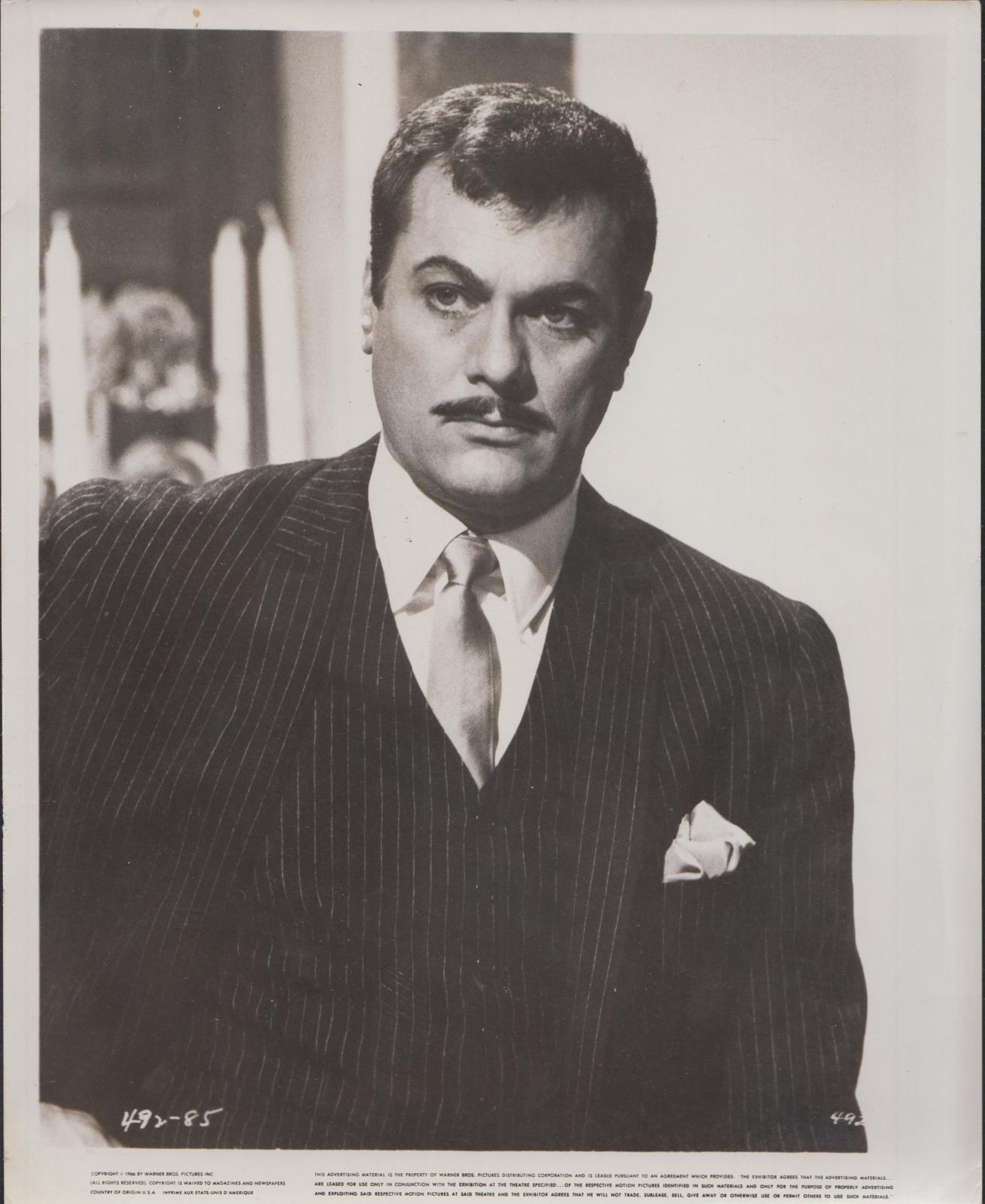 Foto photo Vintage Tony Curtis Warner Bros 1960 c.a.