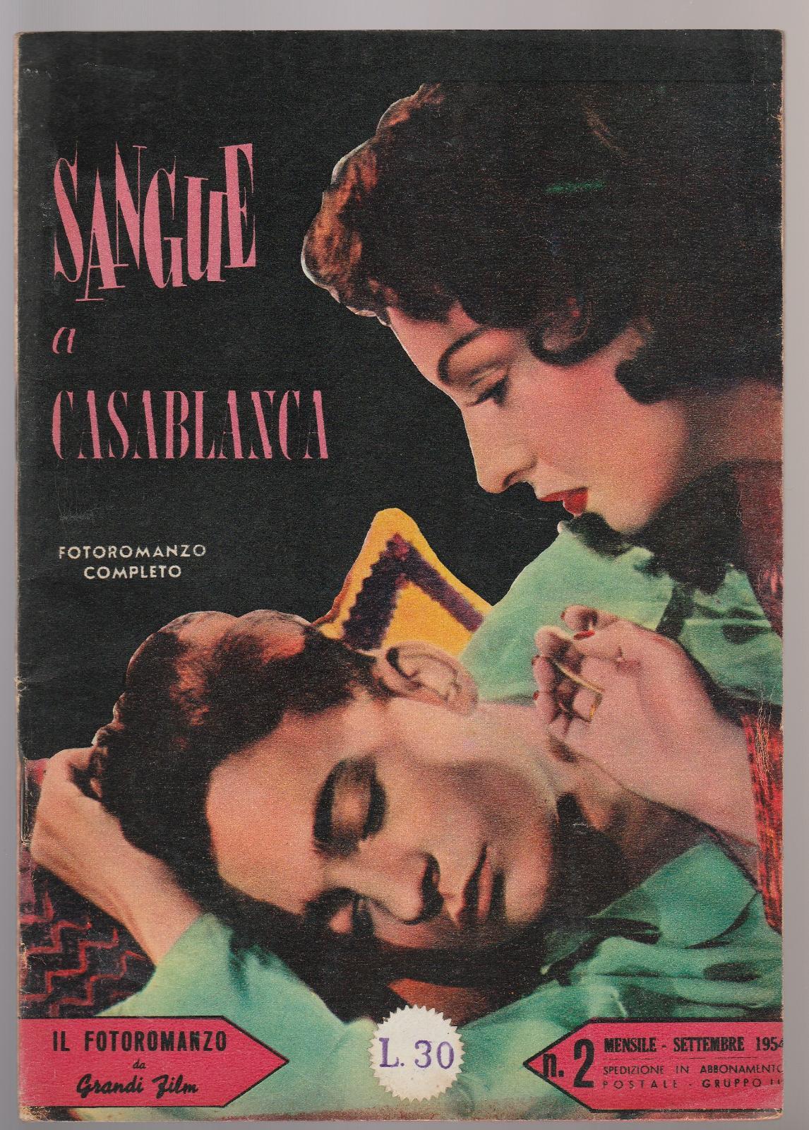 Fotoromanzo Da Grandi Film Sangue A Casablanca 1954 -L5260
