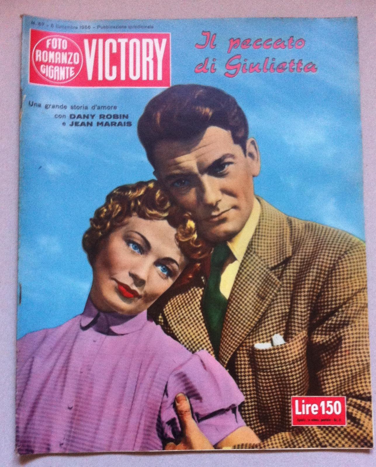 Fotoromanzo Victory Il Peccato Di Giulietta Con Dany Robins, Jean …