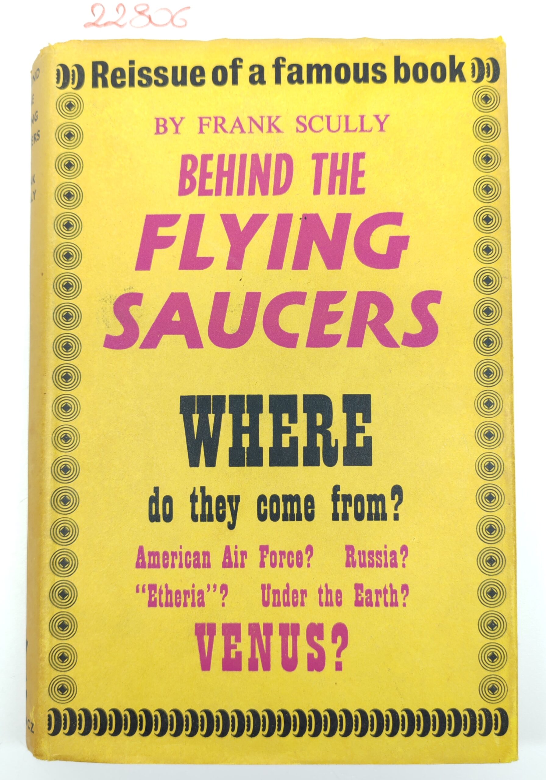 Franck Skully Behind the flying saucers Victor Collancz 1955