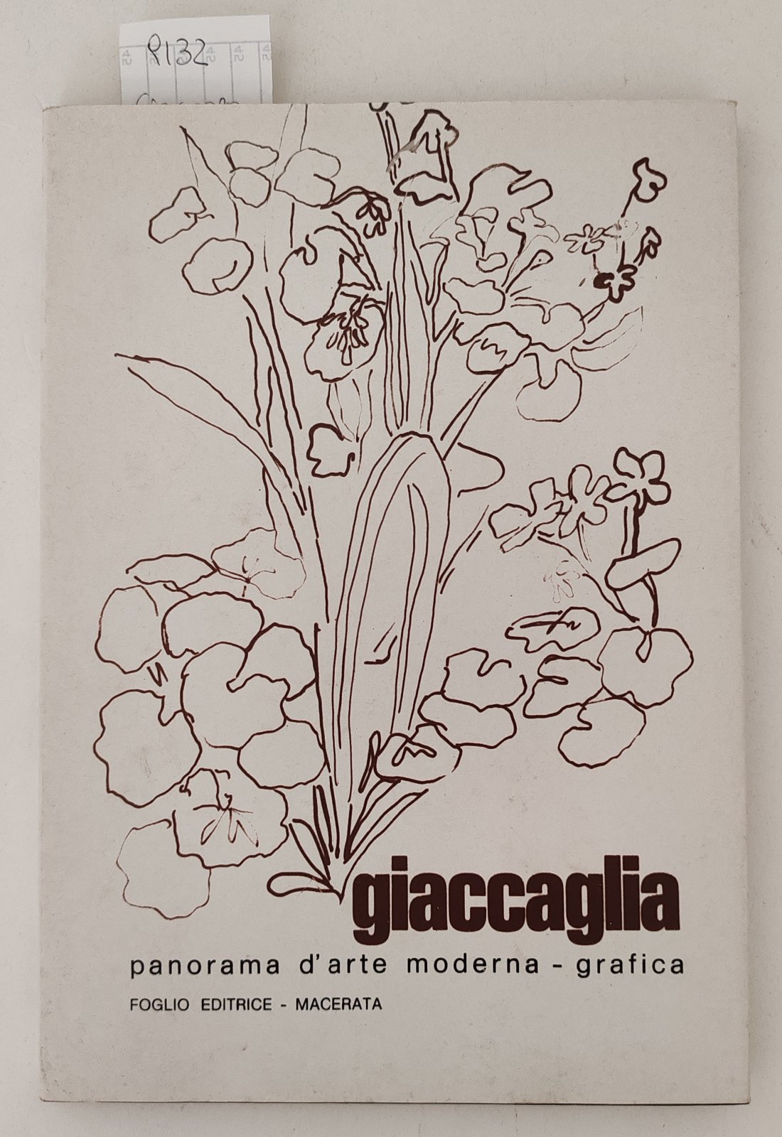 Giaccaglia panorama d'arte moderna grafica La nuova Foglio