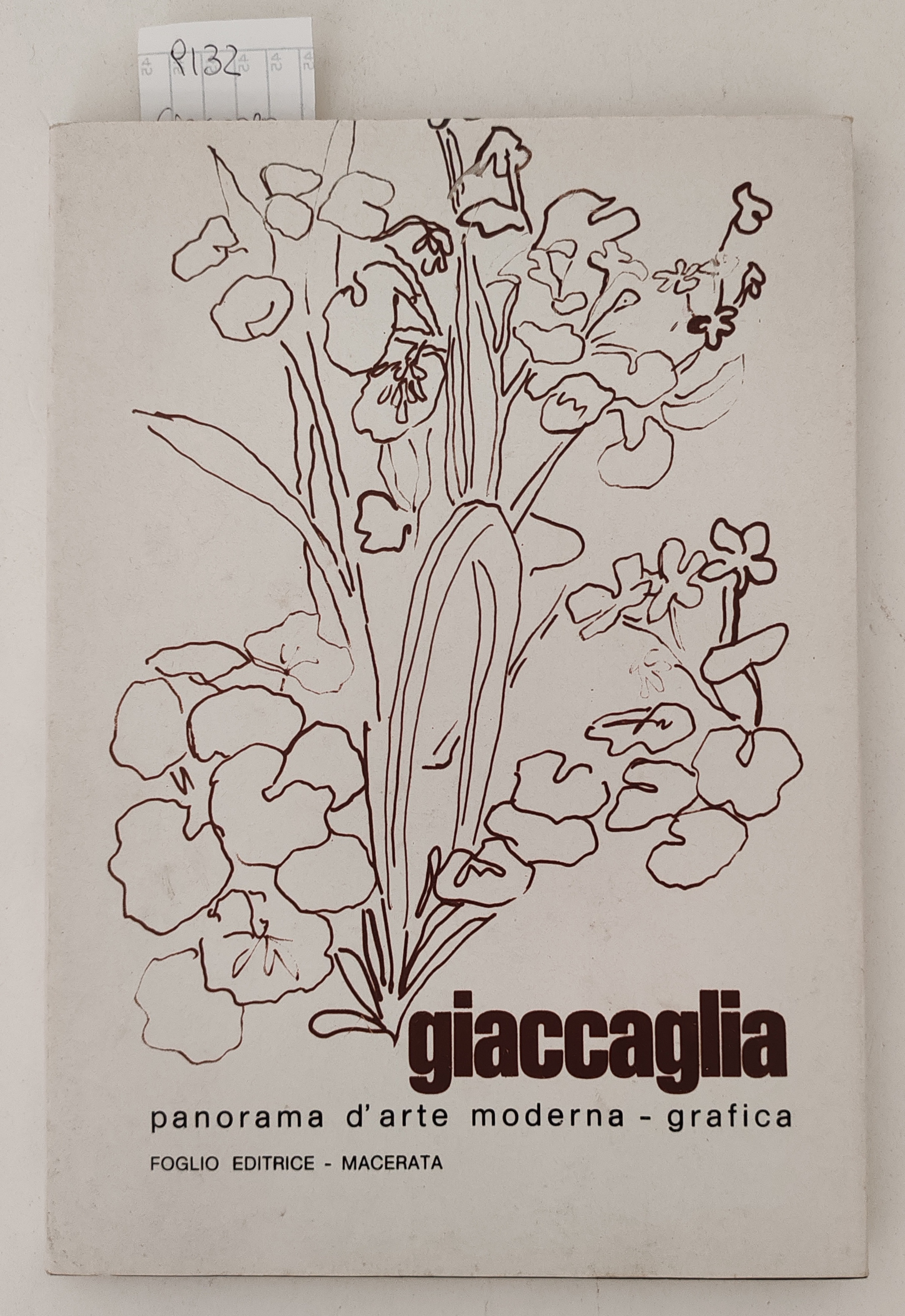 Giaccaglia panorama d'arte moderna grafica La nuova Foglio