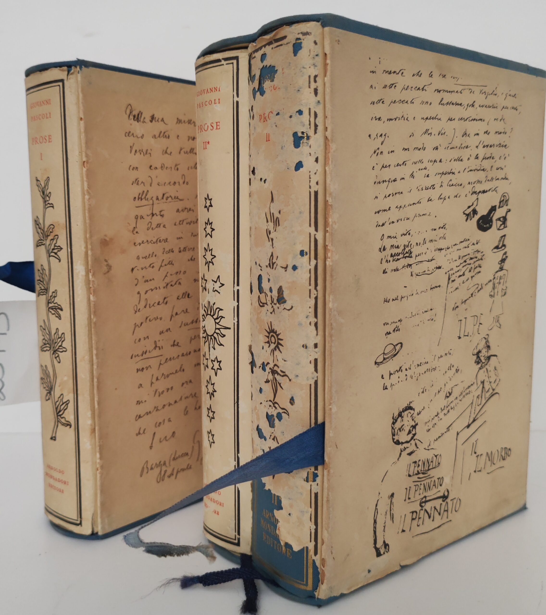 Giovanni Pascoli, Prose, Mondadori, 1956 Opera in 3 volumi