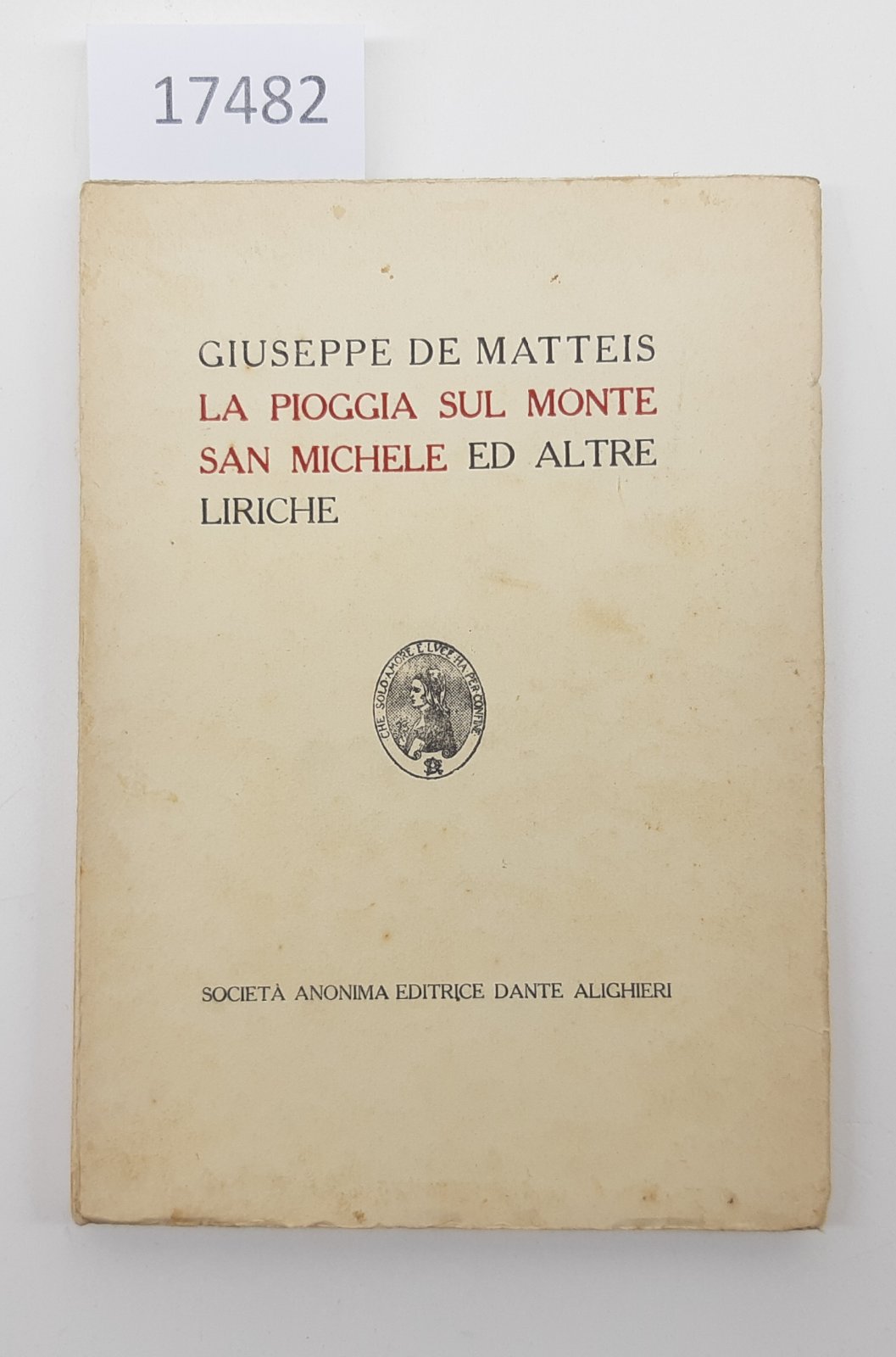 Giuseppe De Matteis La pioggia sul Monte San Michele ed …