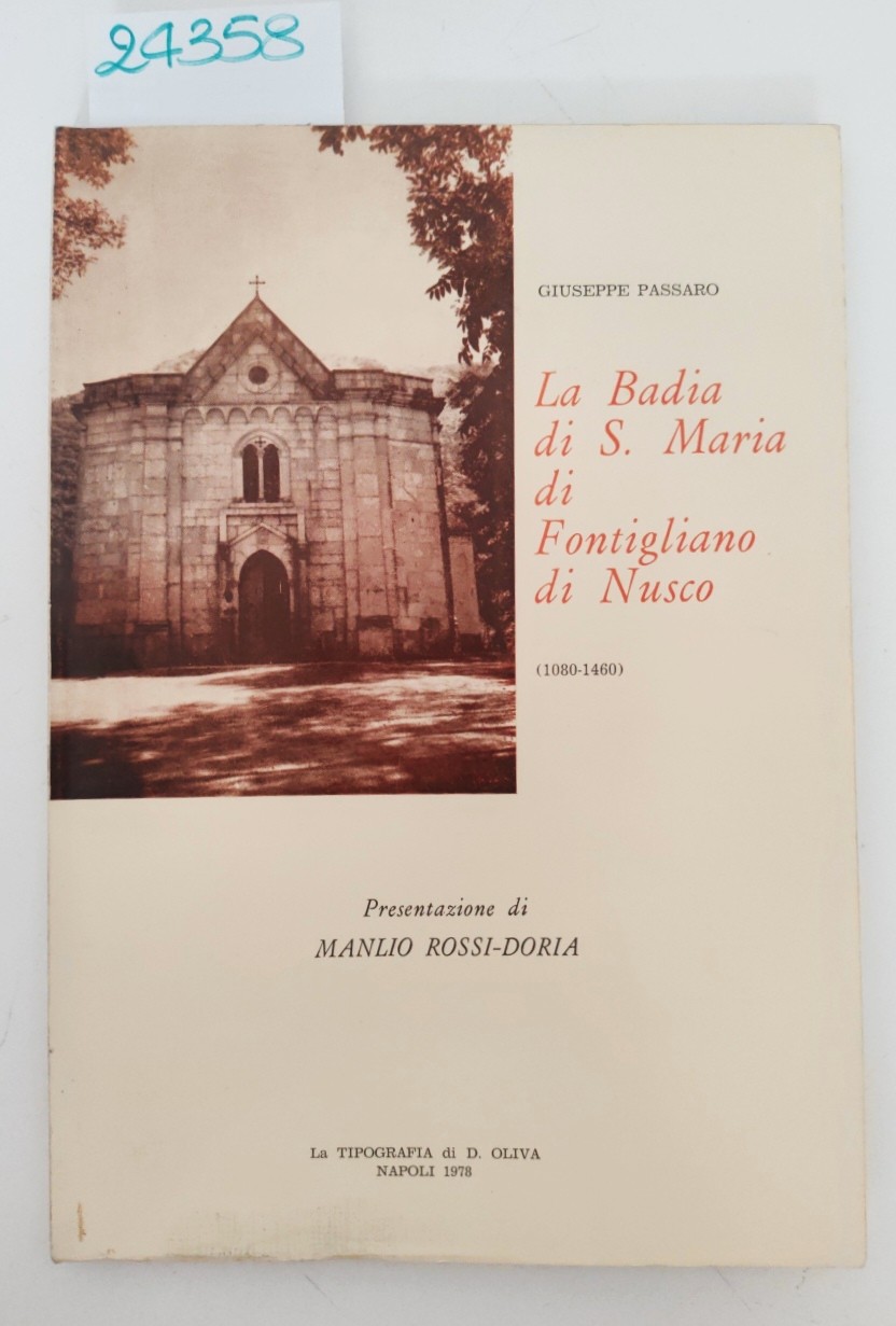 Giuseppe Passaro La badia di S Maria di Fontignano di …