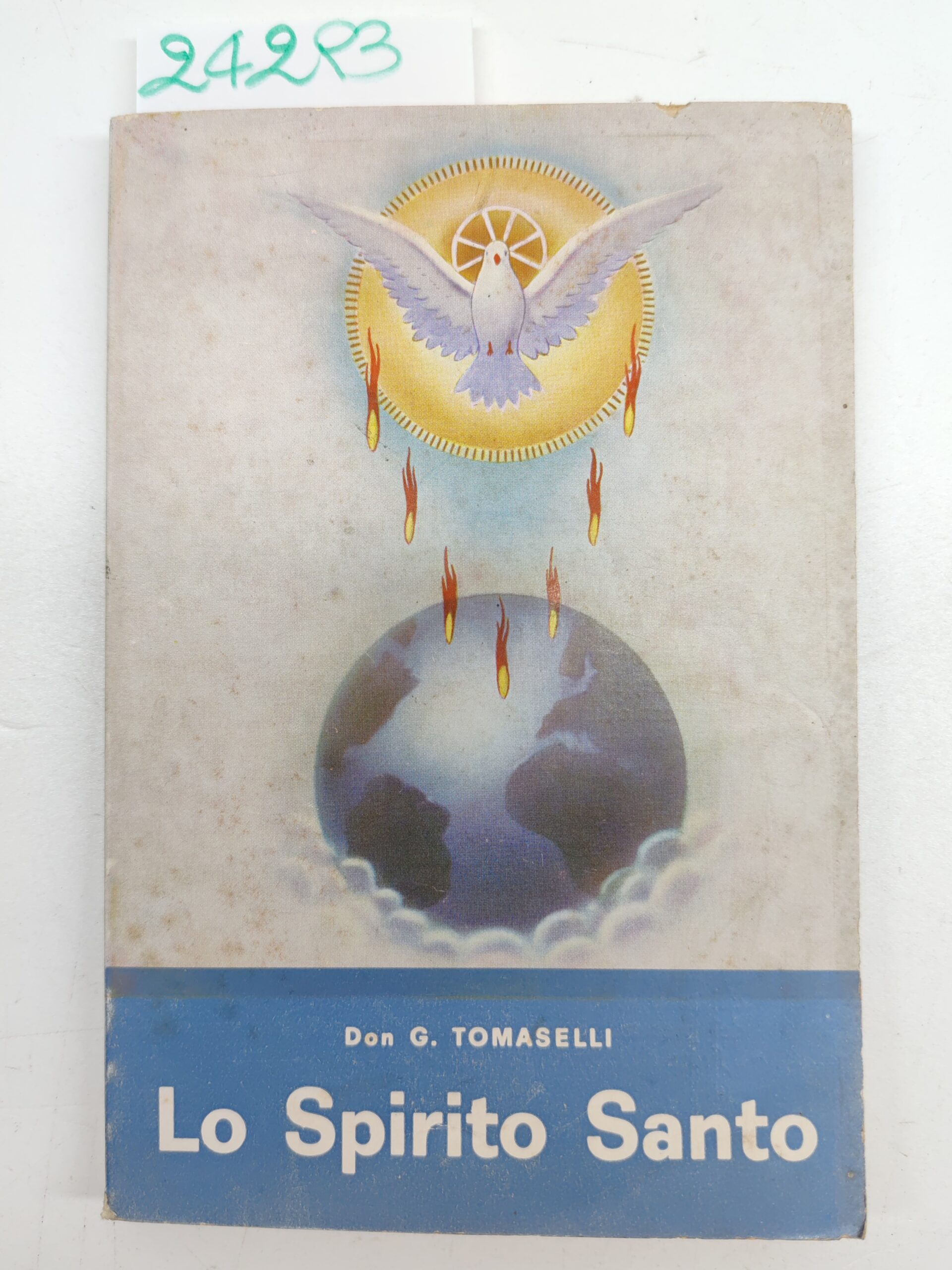 Giuseppe Tomaselli Lo spirito Santo Scuola Grafica Salesiana 1970