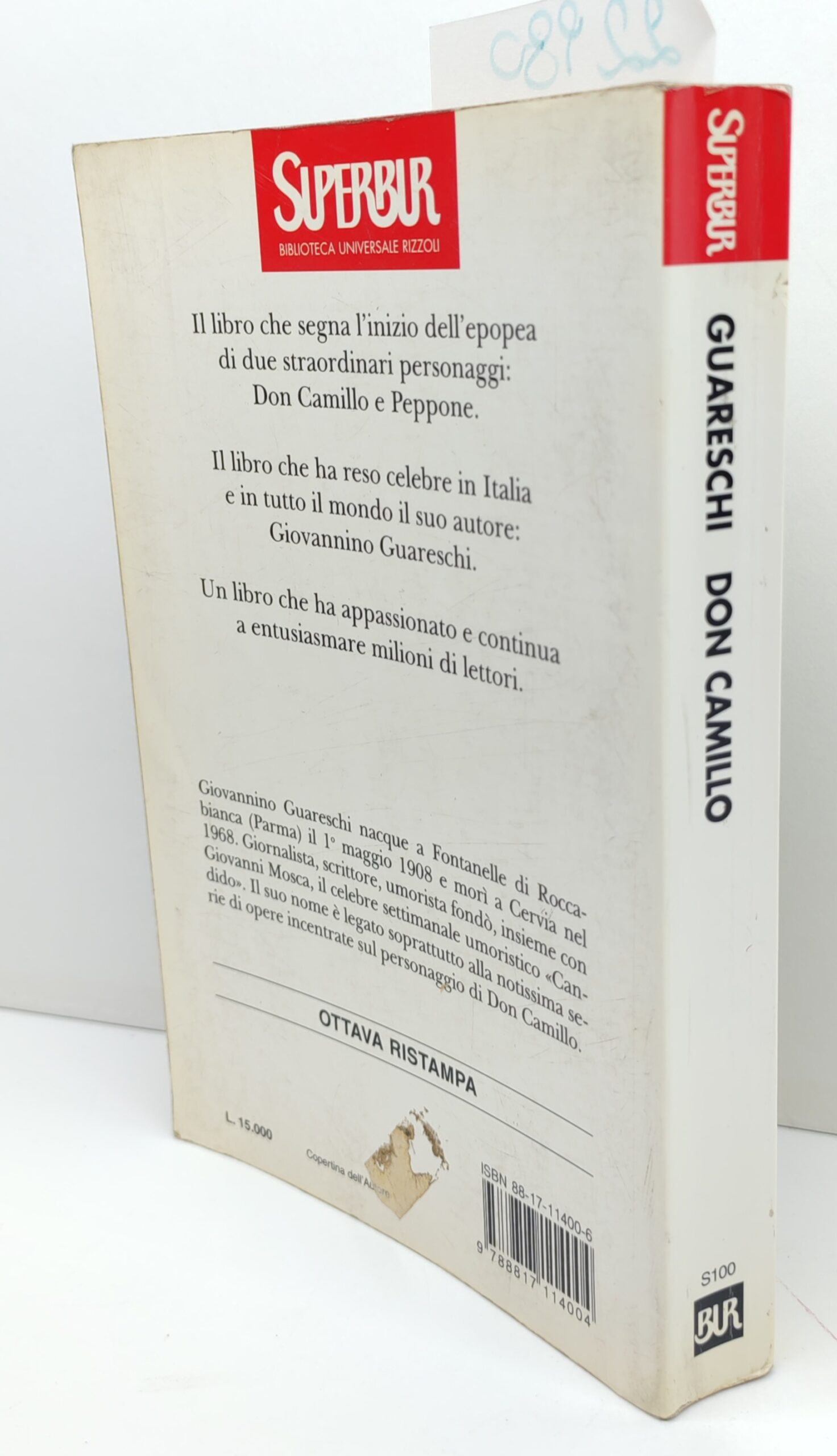 Guareschi Don Camillo Mondo piccolo 8° edizione Superbur 1996