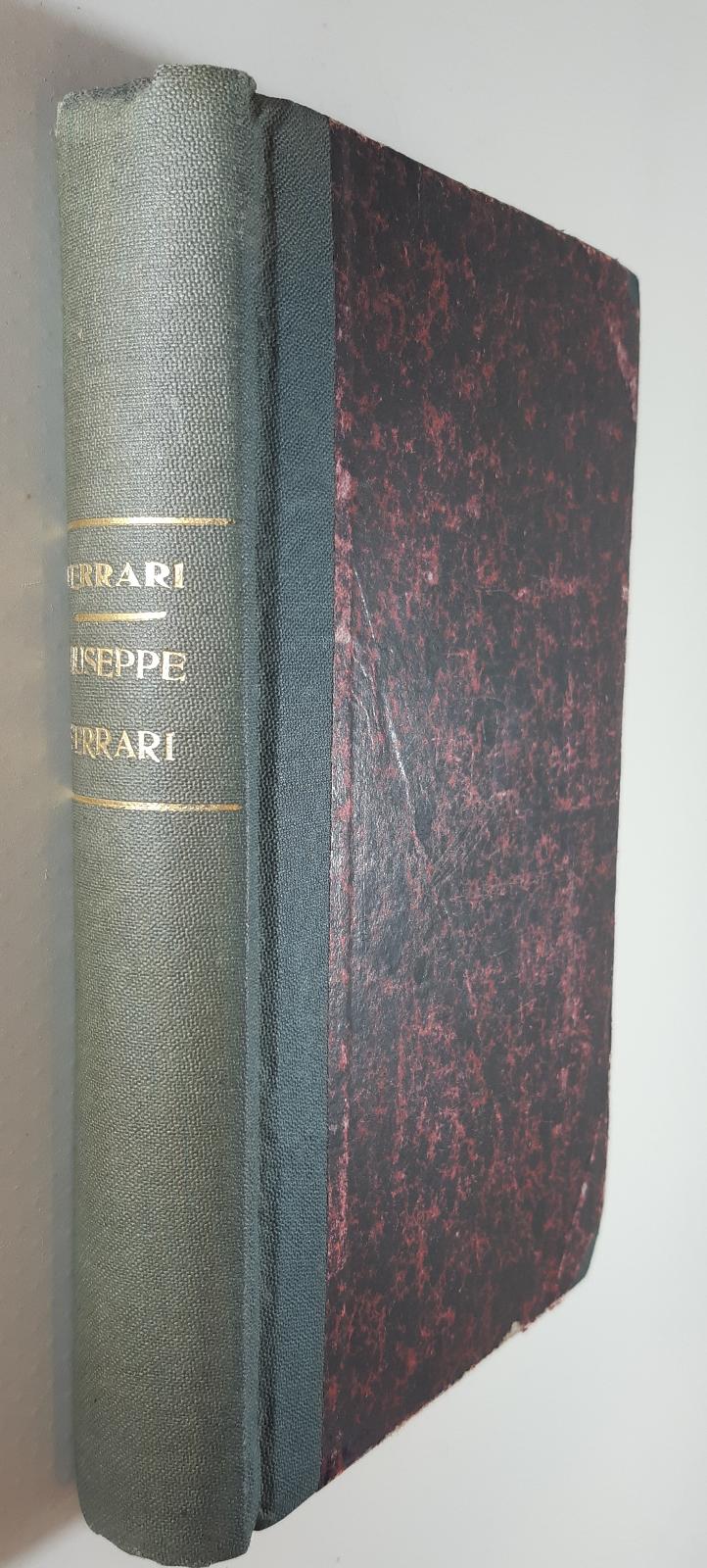 Aldo Ferrari Giuseppe Ferrari saggio critico Formiggini 1914