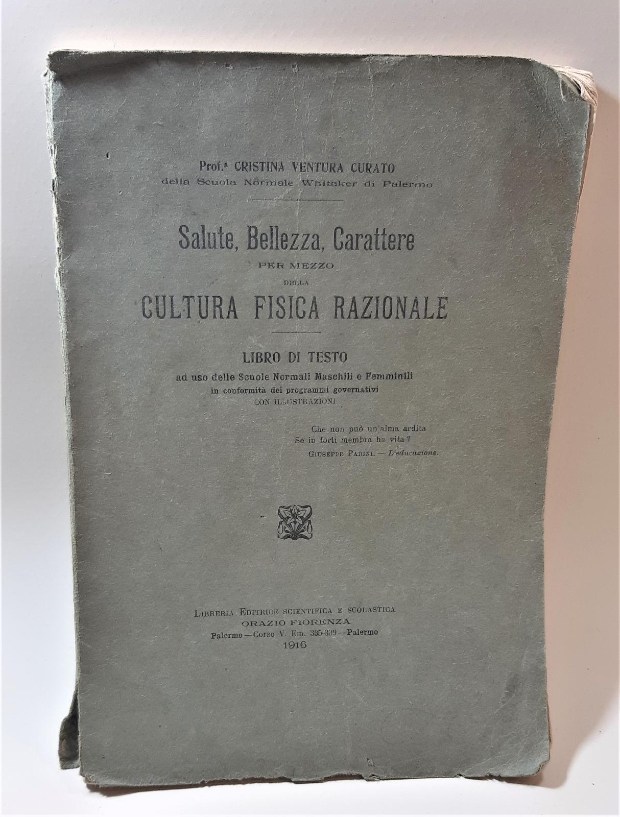 C. V. Curato Salute bellezza carattere per mezzo della cultura …