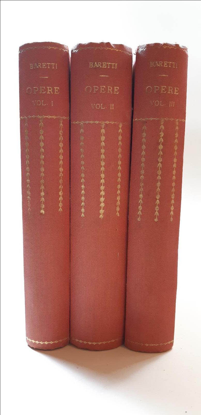 Opere di Giuseppe Baretti scritte in lingua italiana 1813 Luigi …