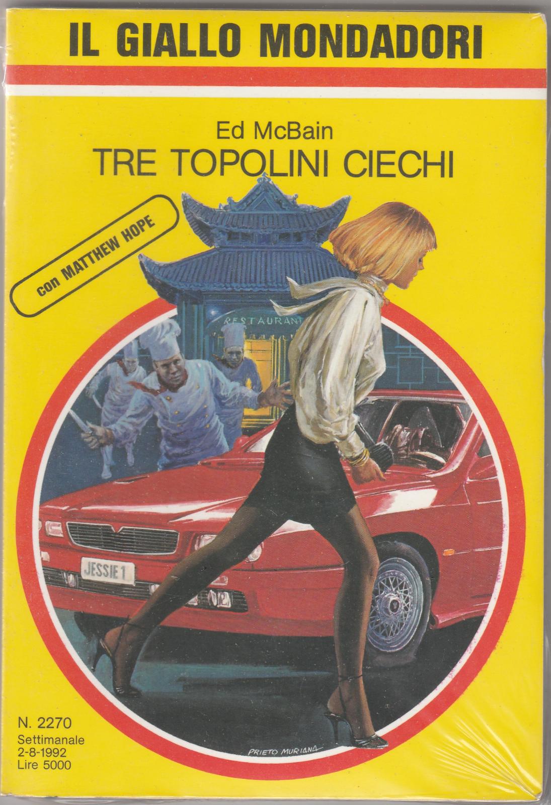 Il Giallo Mondadori Tre Topolini Ciechi N. 2270 1992 6025