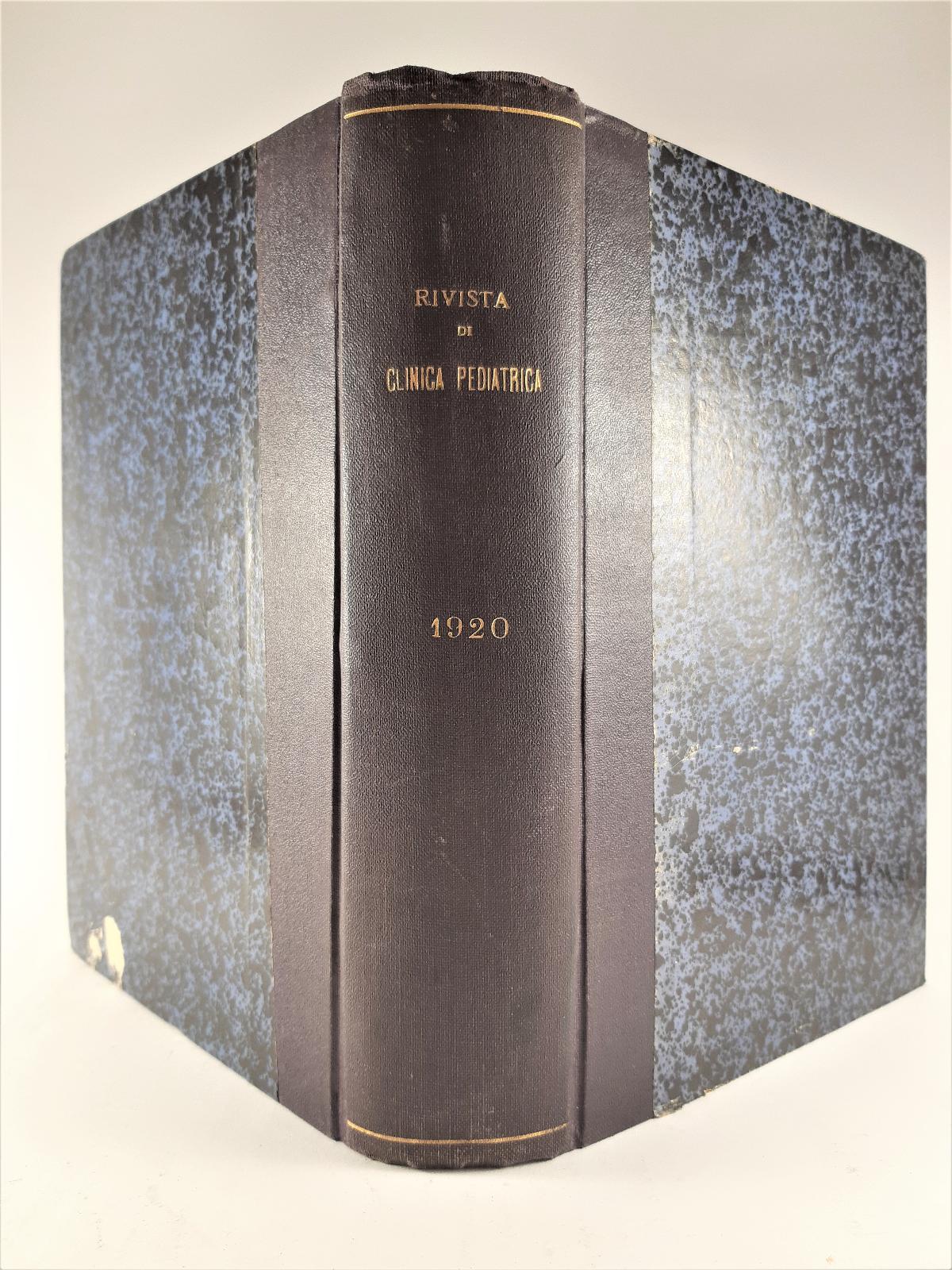 G. Mya I. Concetti Rivista di clinica pediatrica 1920