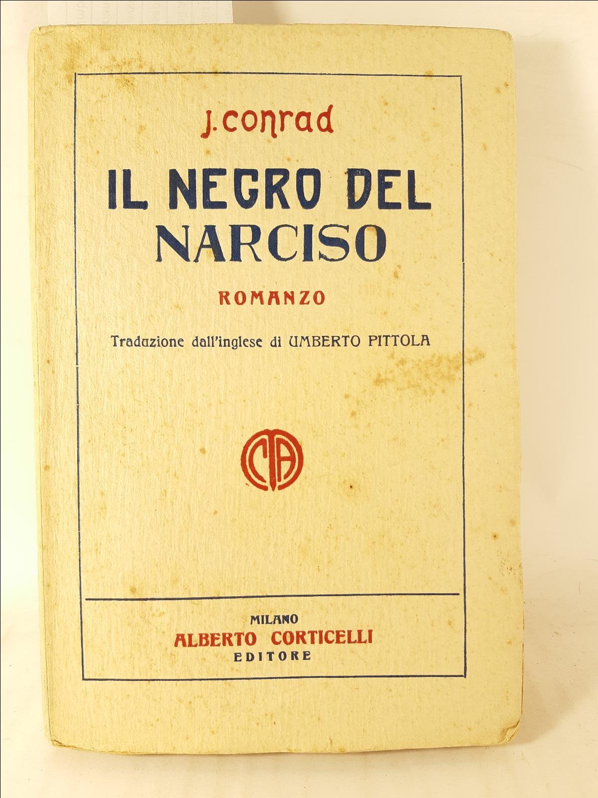 J Conrad Il negro del Narciso Corticelli 1930