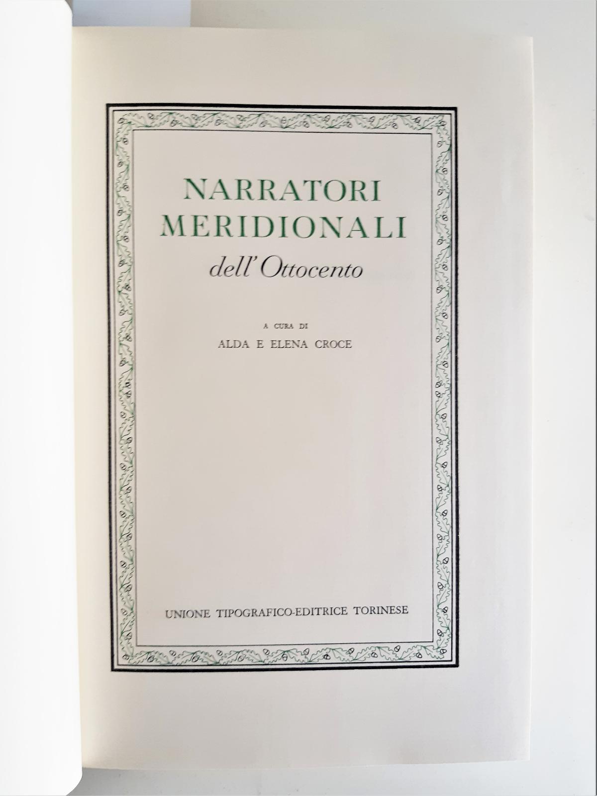 Classici UTET Narratori meridionali dell'Ottocento a cura di Alda e …