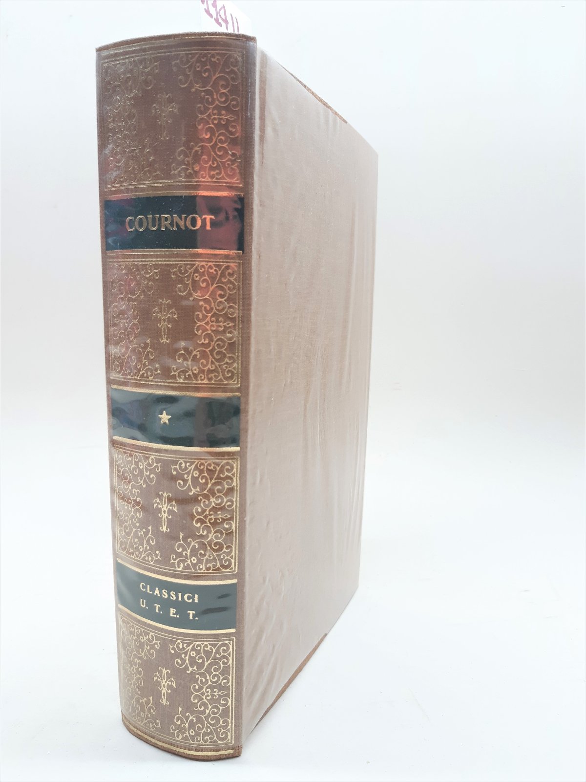 Antoine Augustin Cournot Opere UTET 1981 1∞ edizione