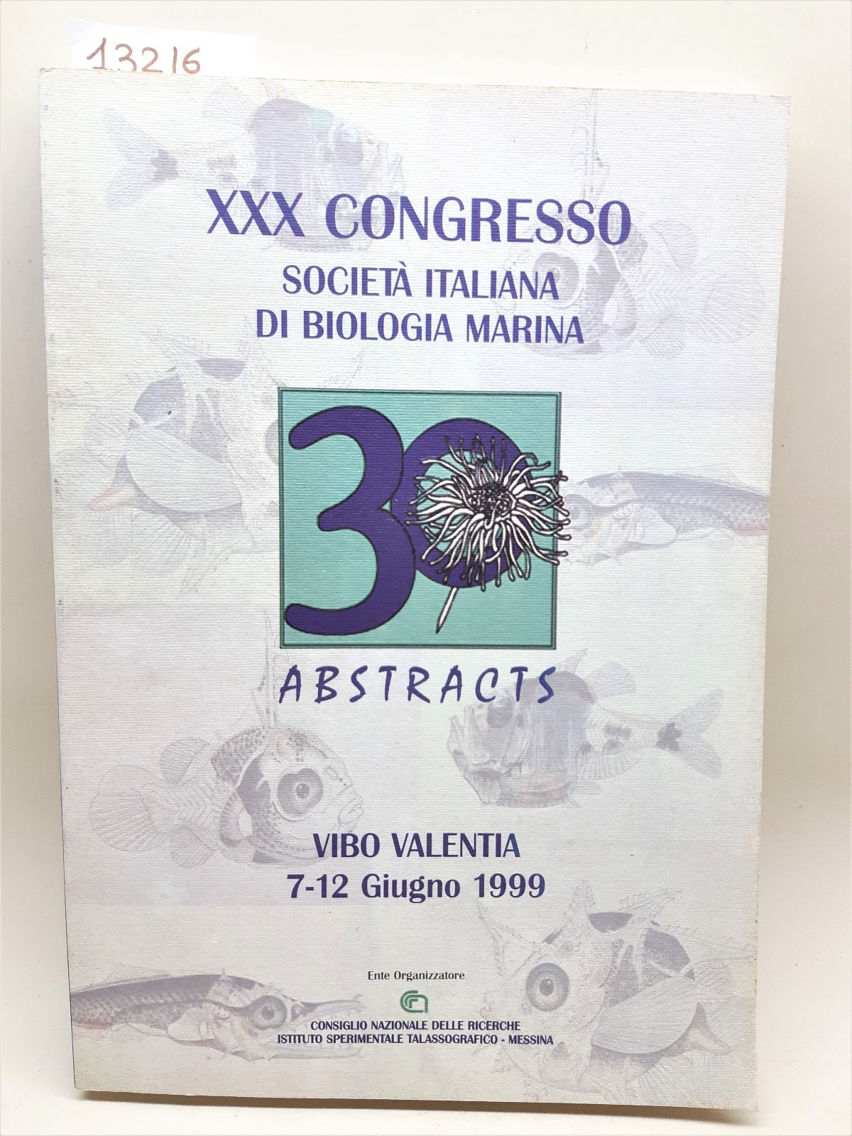 XXX congresso Societ‡ Italiana Di Biologia Marina Abstract Vibo Valentia …