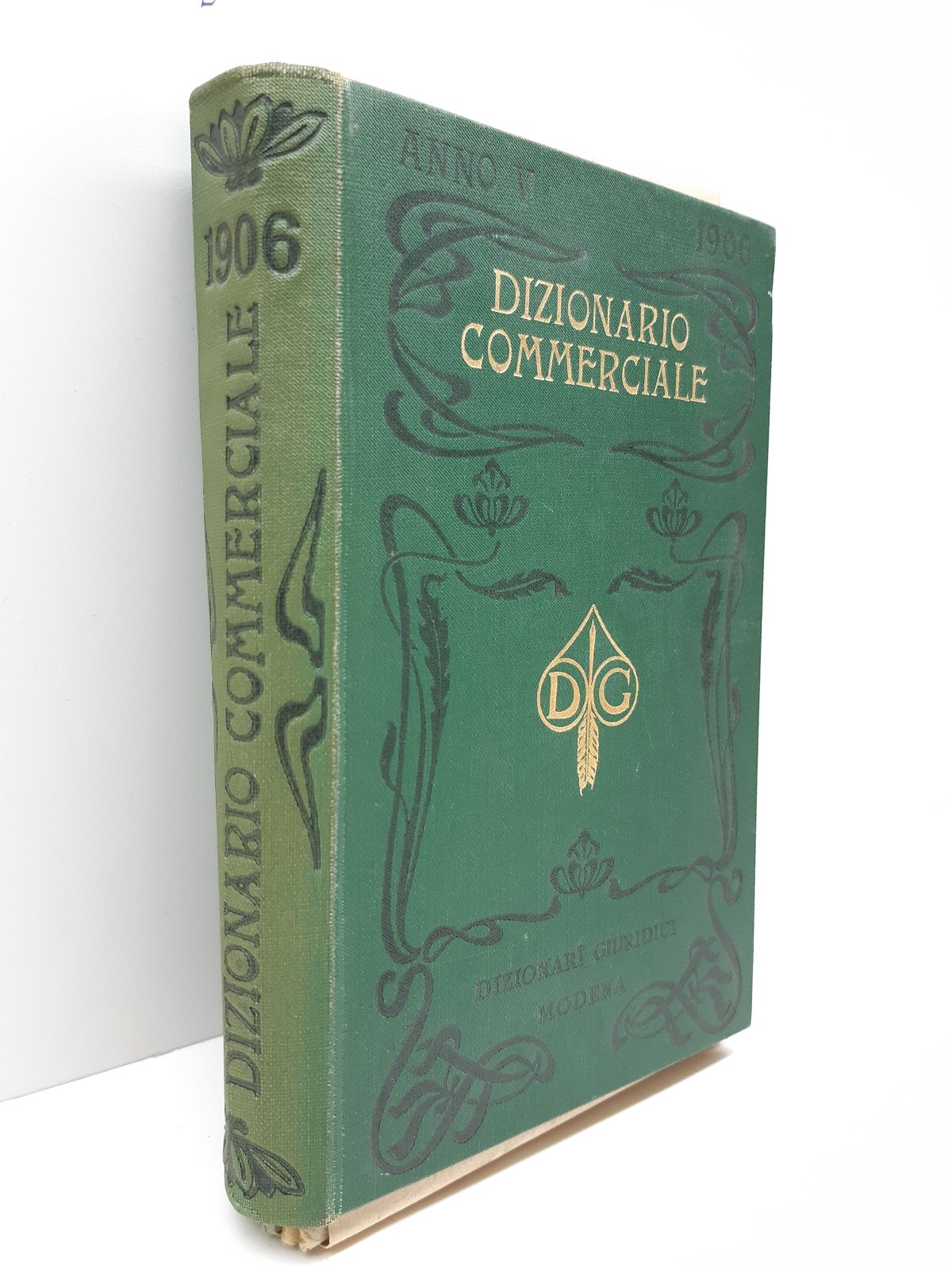 Dizionario Commerciale Riccardo Crespolani annata completa 1906