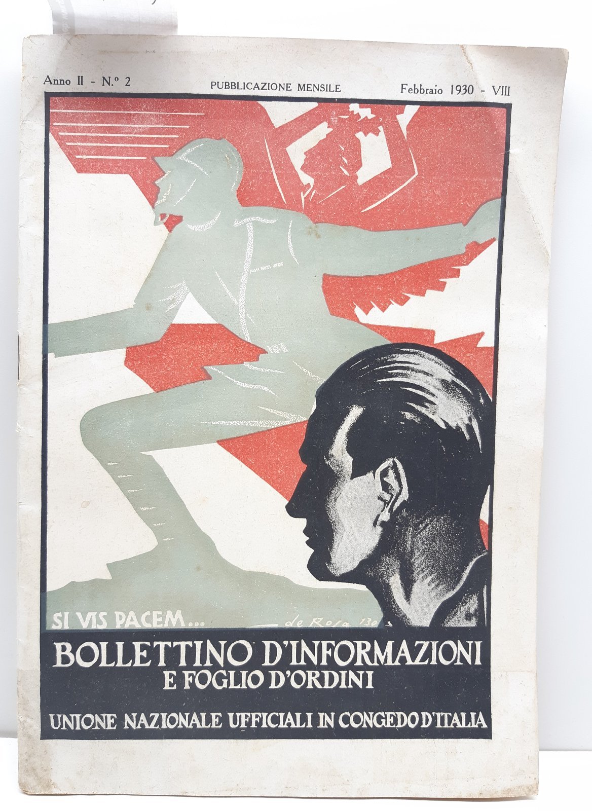 Bollettino di informazioni e foglio d'ordini Unione Nazionale ufficiali in …