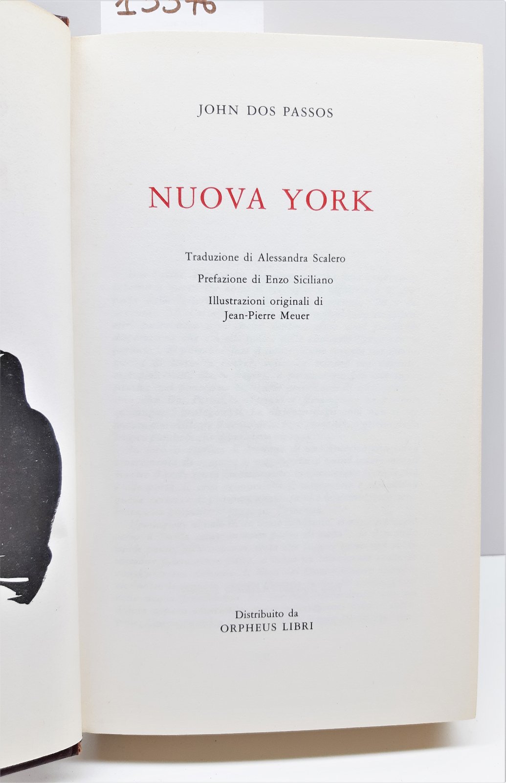 John Dos Passos Nuova York Orpheus 1972