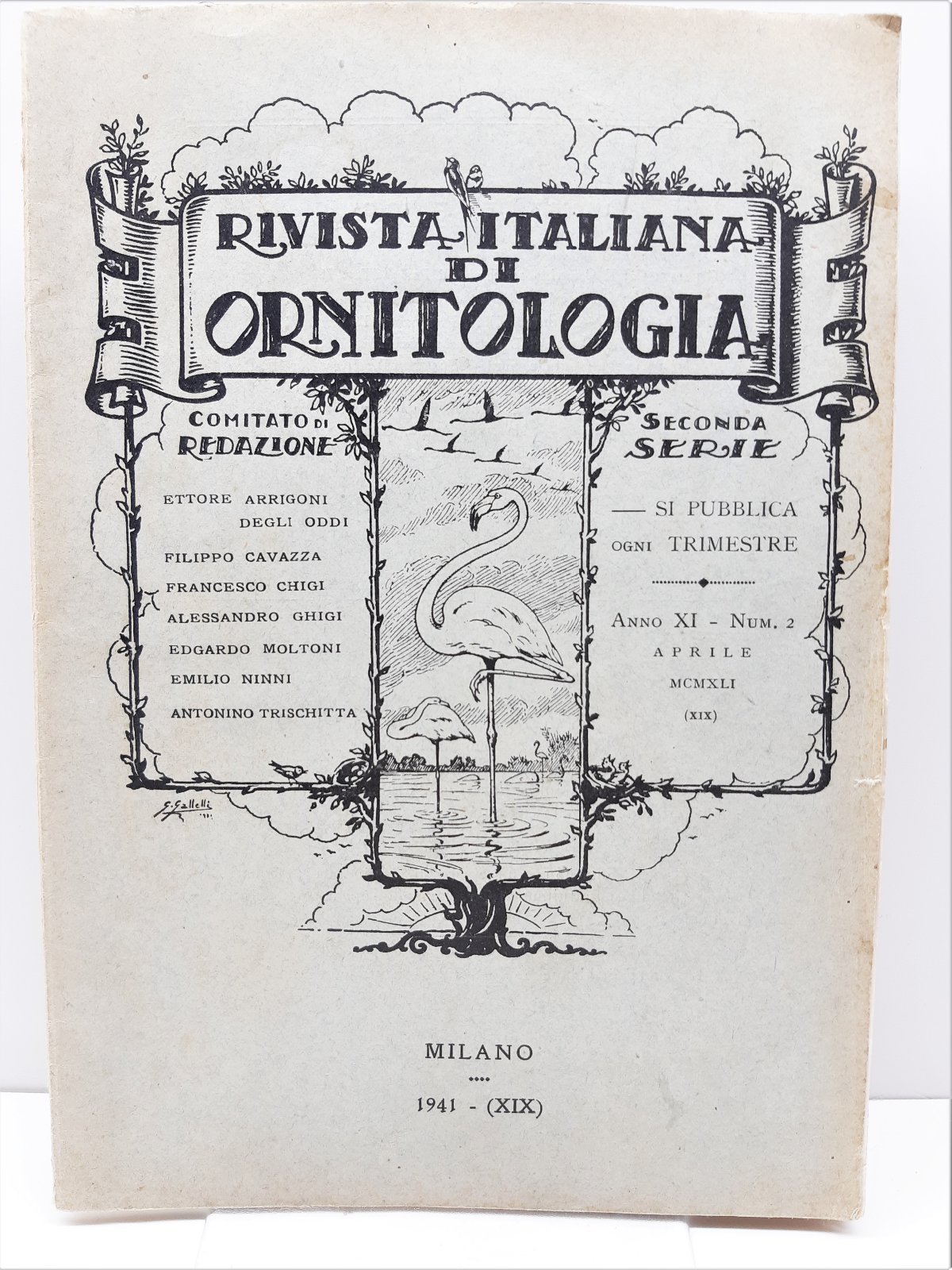 Rivista di ornitologia numero 2 1941 canarino arricciato