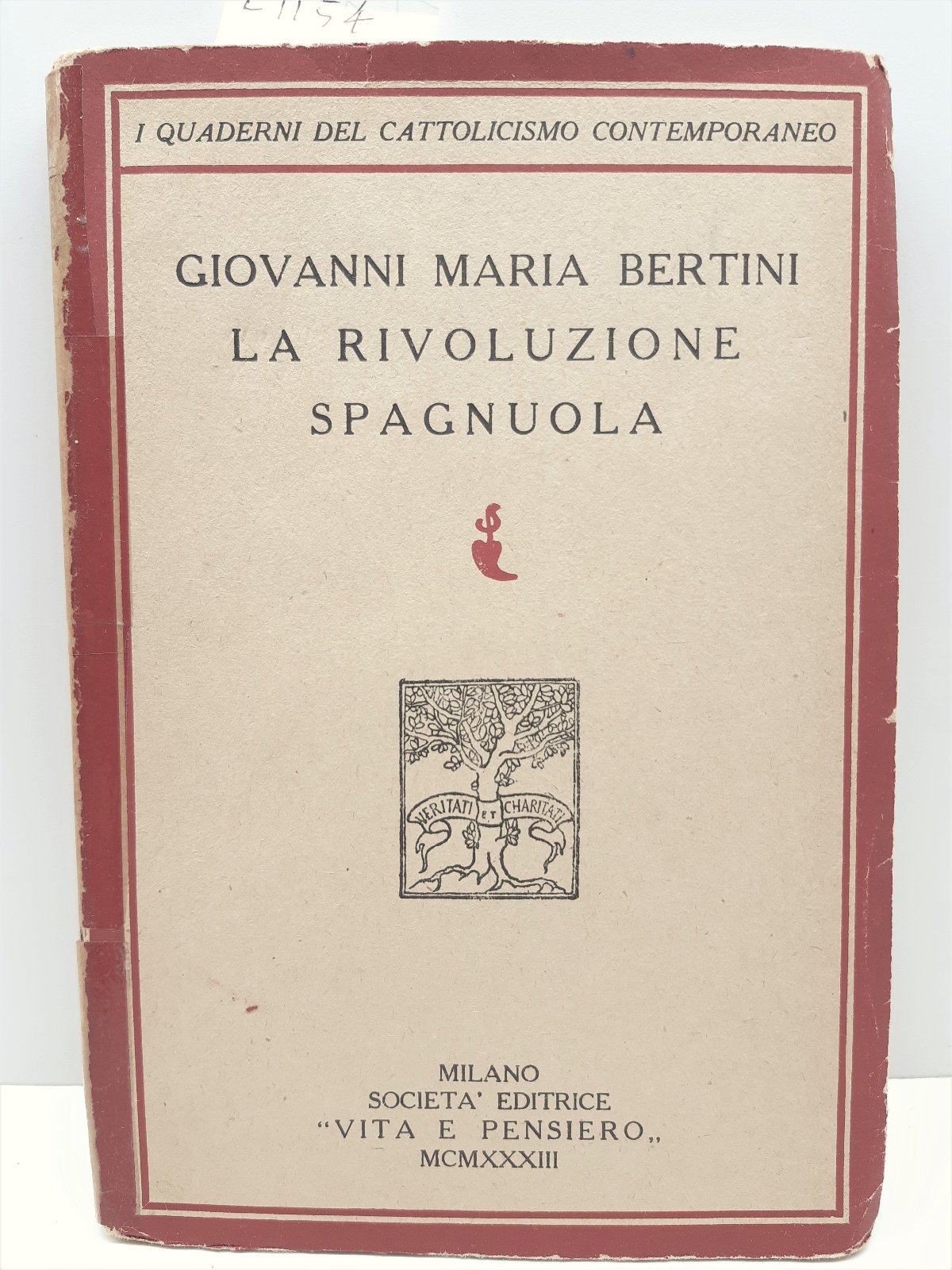 G. M. Bertini La Rivoluzione spagnuola-Milano 1933