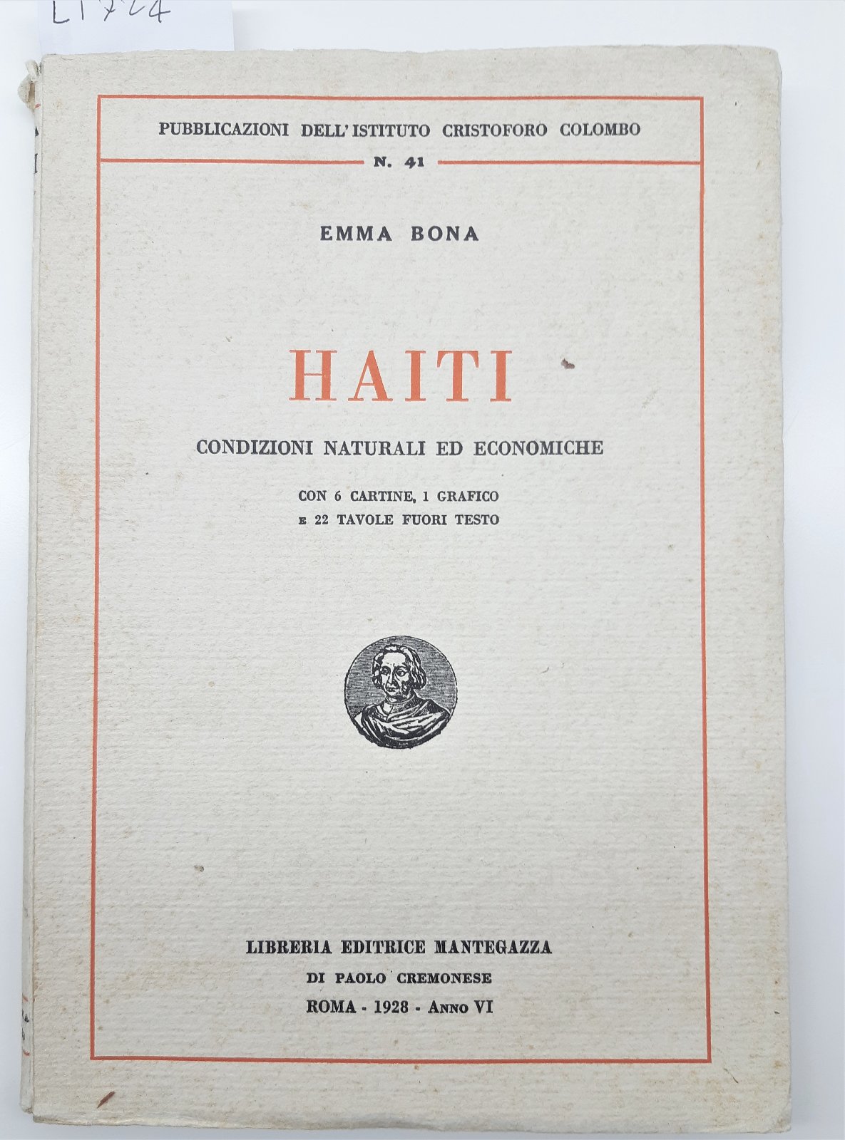 Emma Bona Haiti condizioni naturali ed economiche Mantegazza 1928