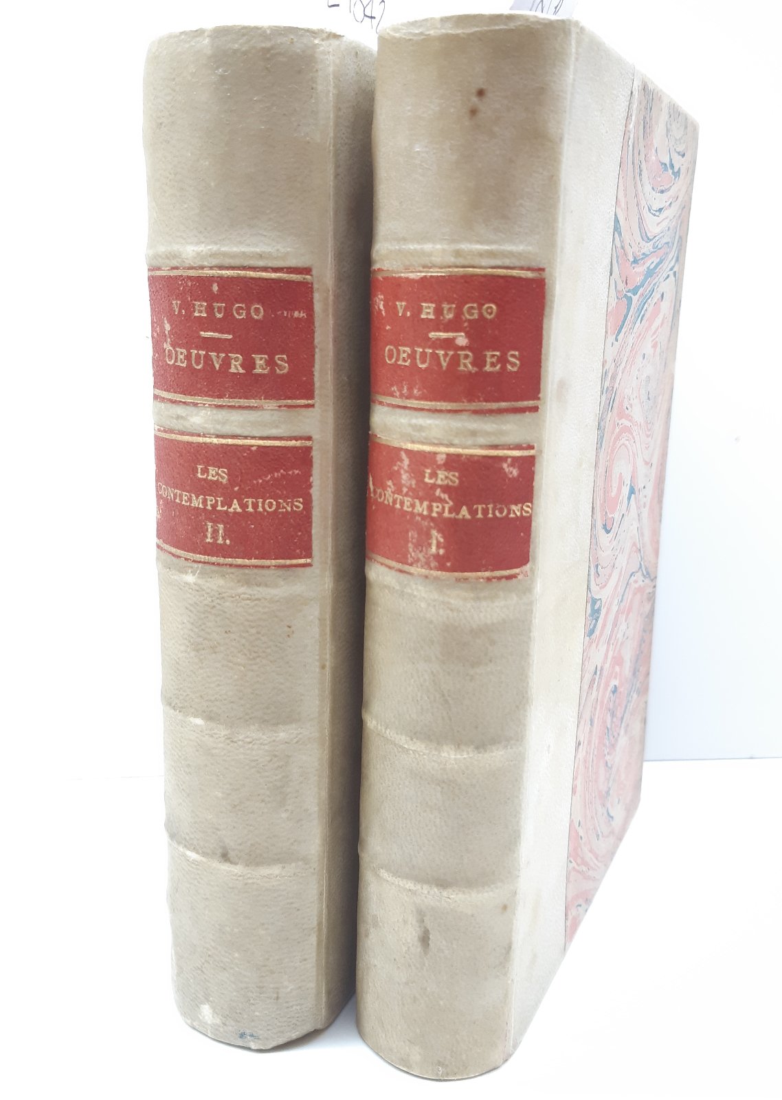 Oeuvres de Victor Hugo Les contemplations 1830-1843 1843-1856 Lemerre Paris …