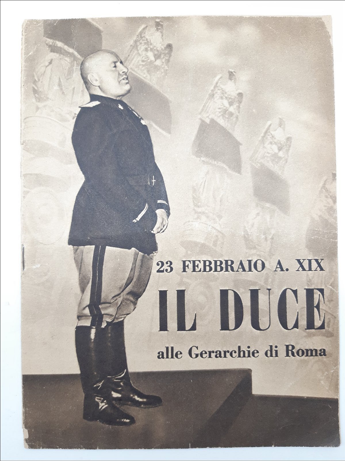 Il Duce alle gerarchie di Roma, discorso del 23 febbraio …