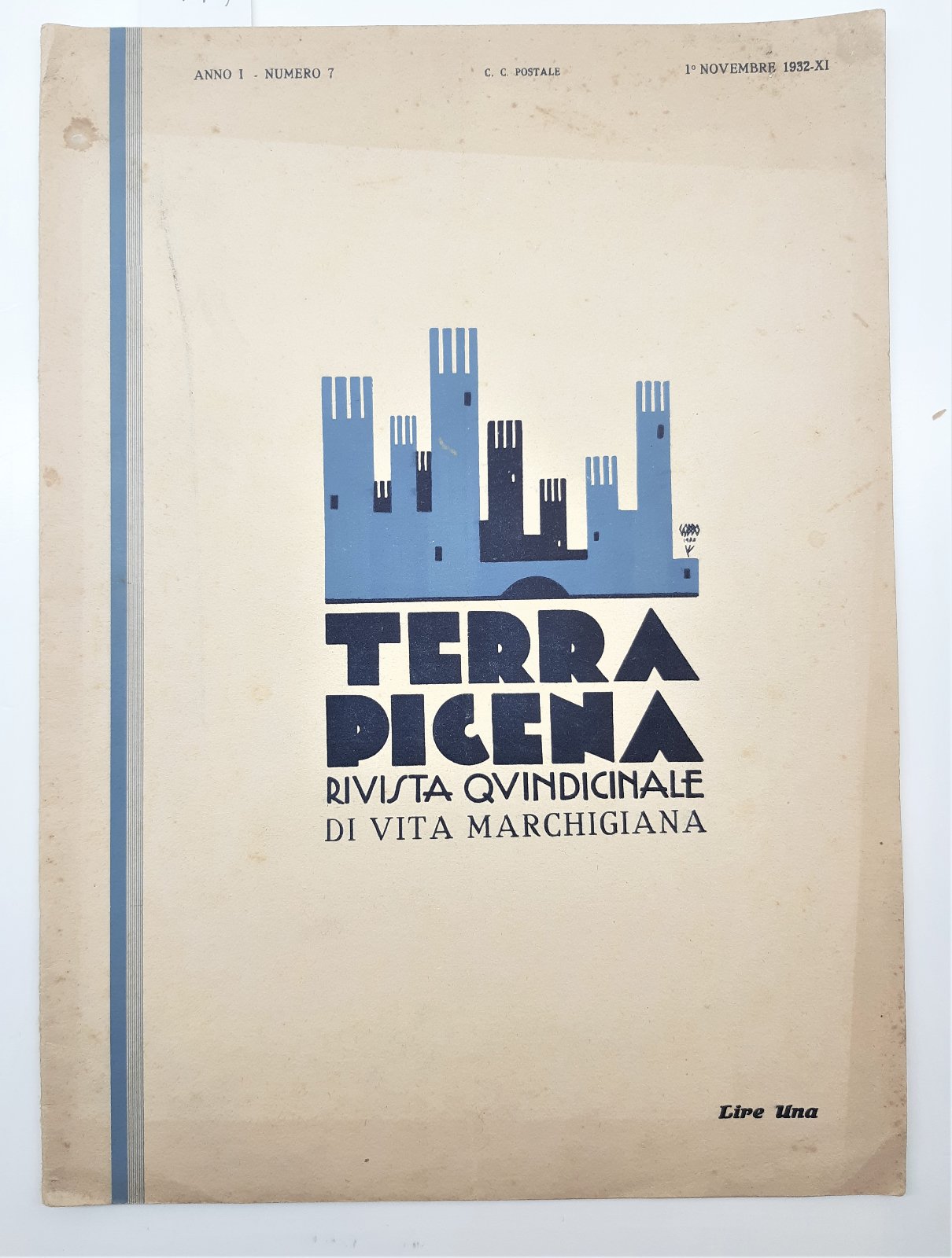 Terra Picena rivista quindicinale di vita Marchigiana anno 1 numero …