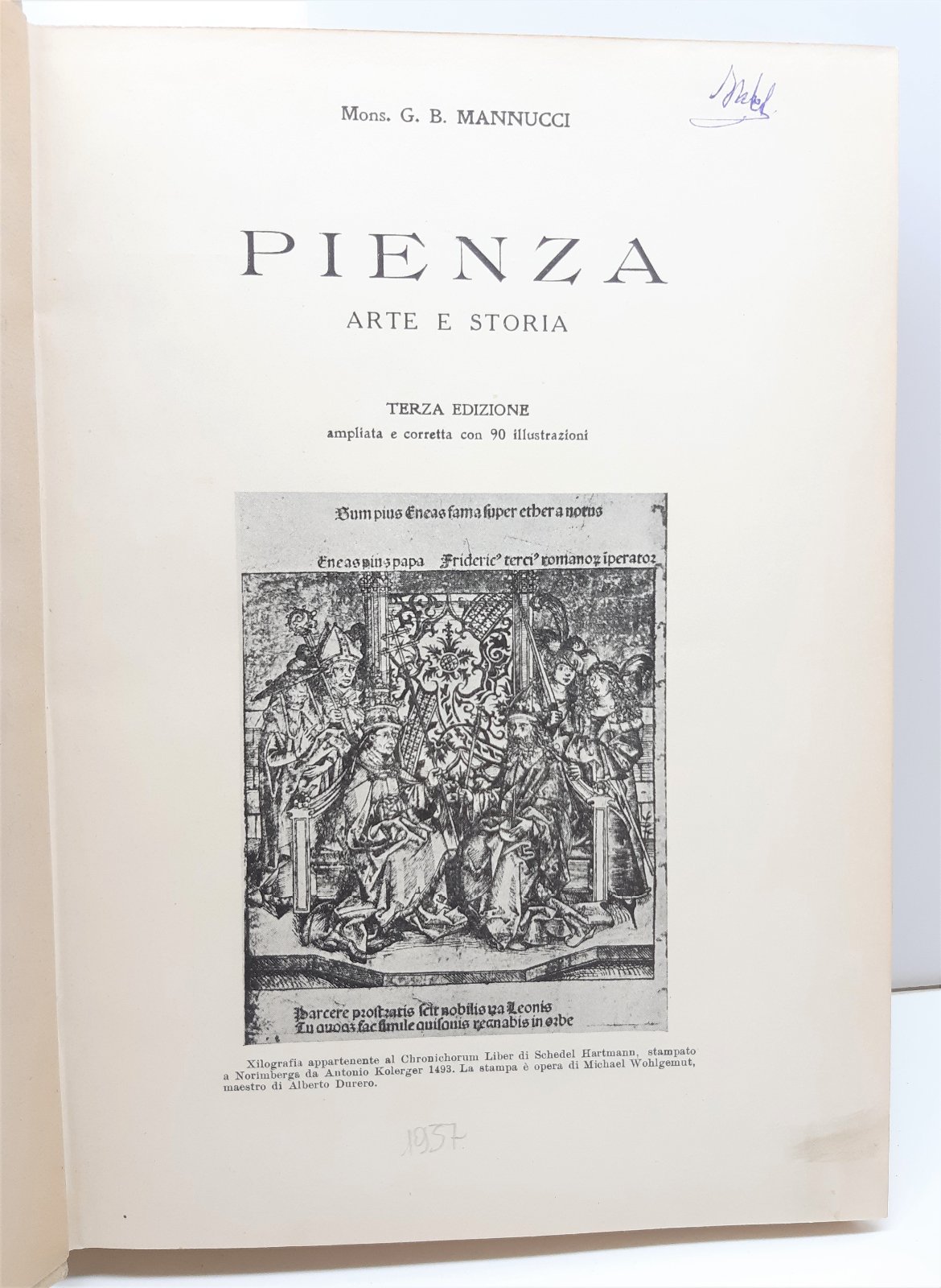 G. B. Mannucci Pienza arte e storia 3∞ edizione 1927