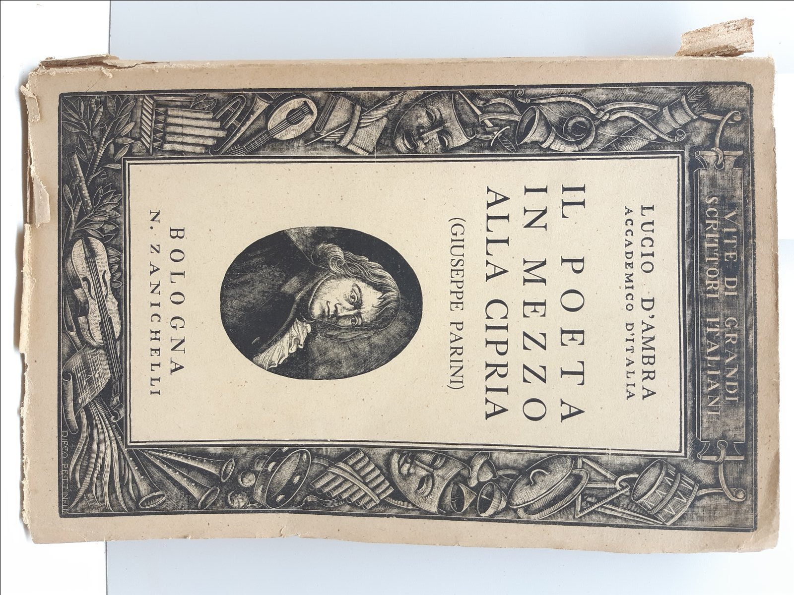 Lucio D'ambra Il Poeta In Mezzo Alla Cipria Zanichelli 1945