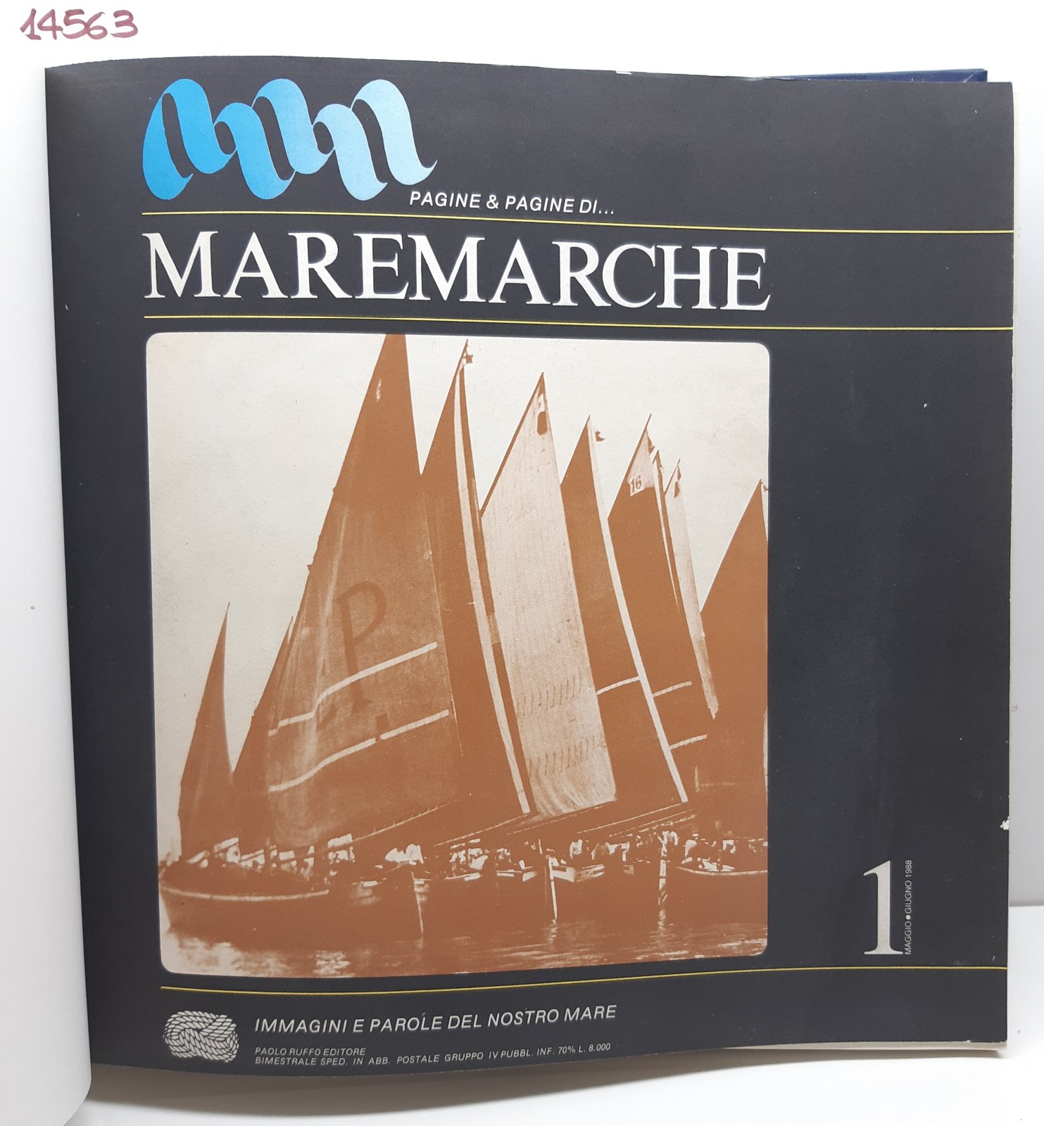 Raccolta MareMarche rivista bimestrale anno 1988-1990 10 numeri