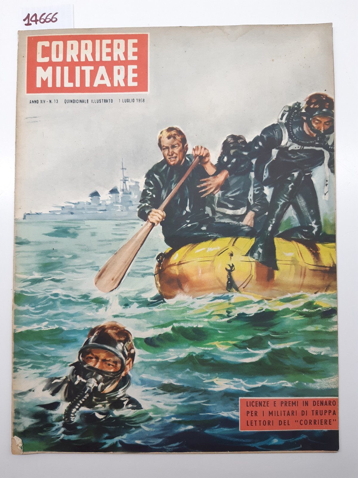 rivista Corriere militare numero 13 1958