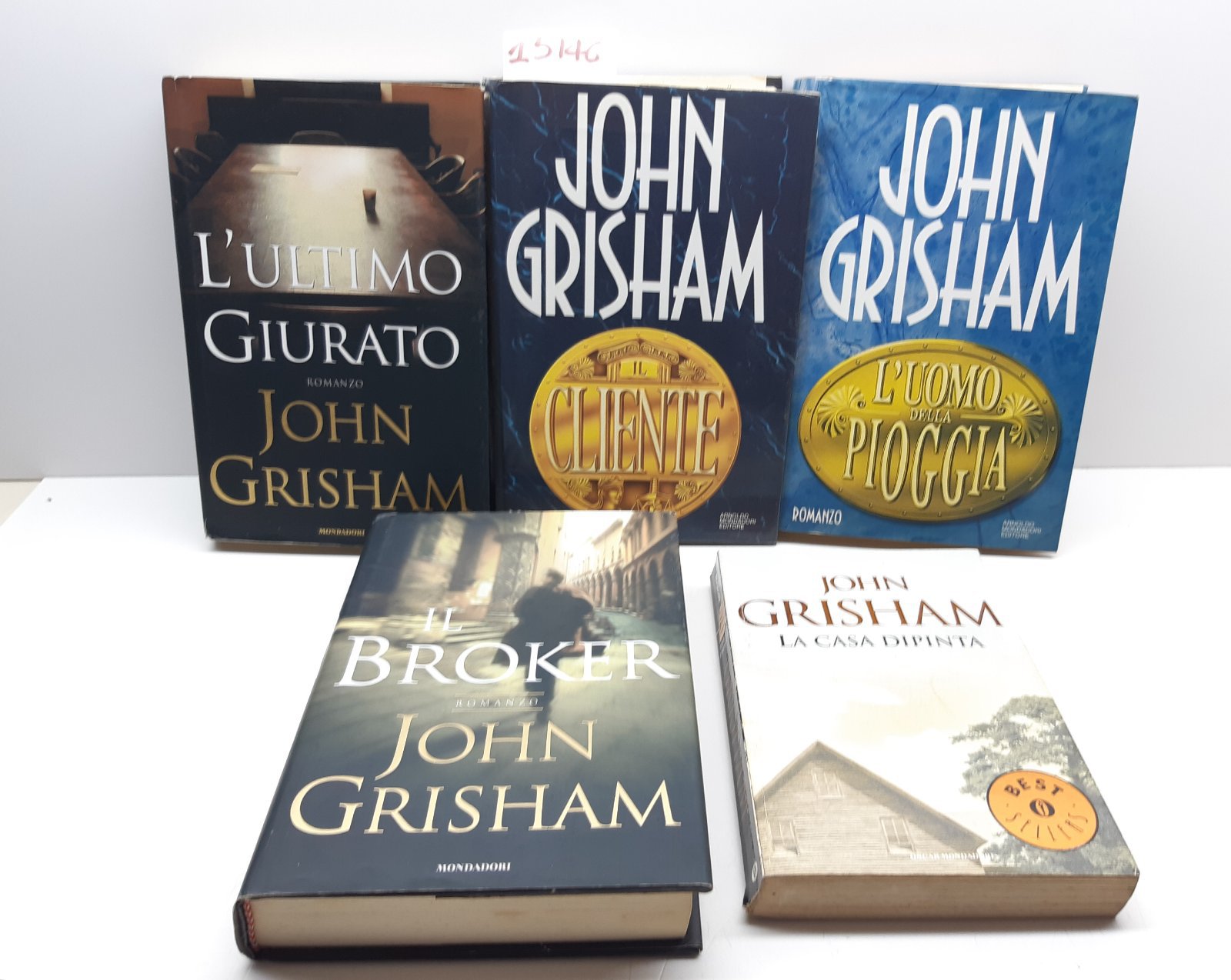 John Grisham lotto 5 romanzi Mondadori