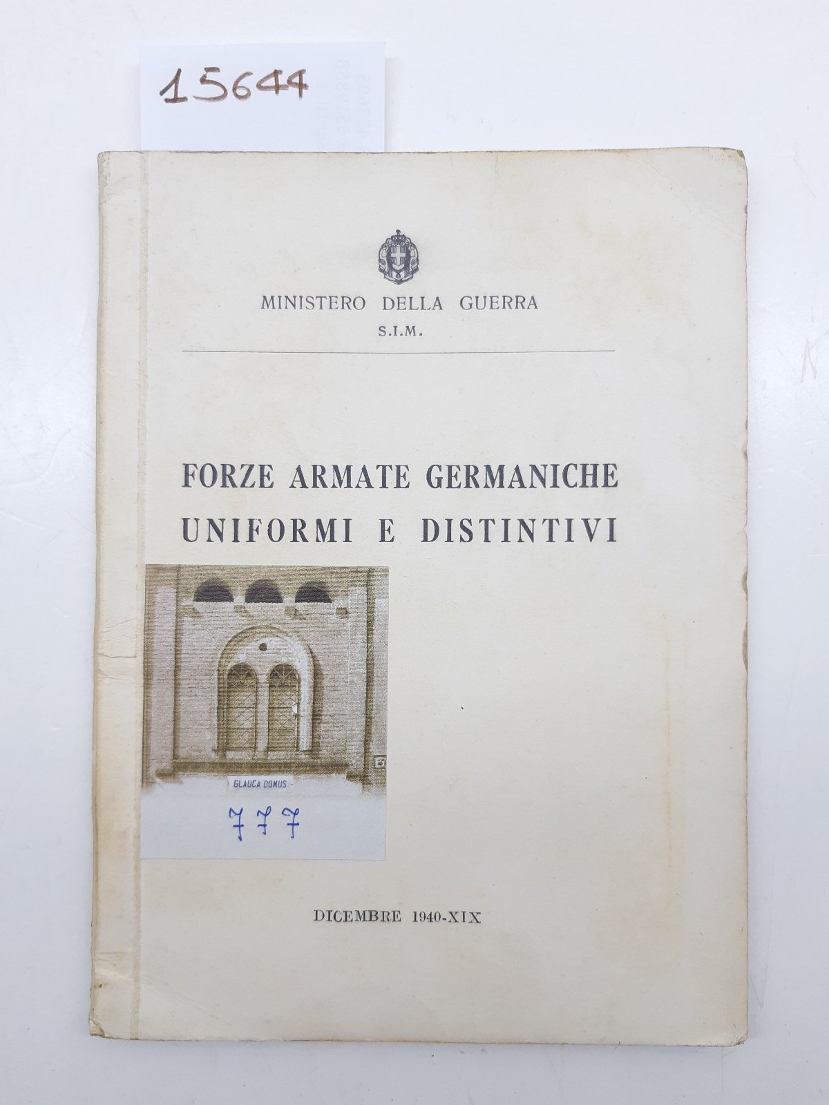 WW2 Ministero della guerra SIM Forze Armate germaniche uniformi e …