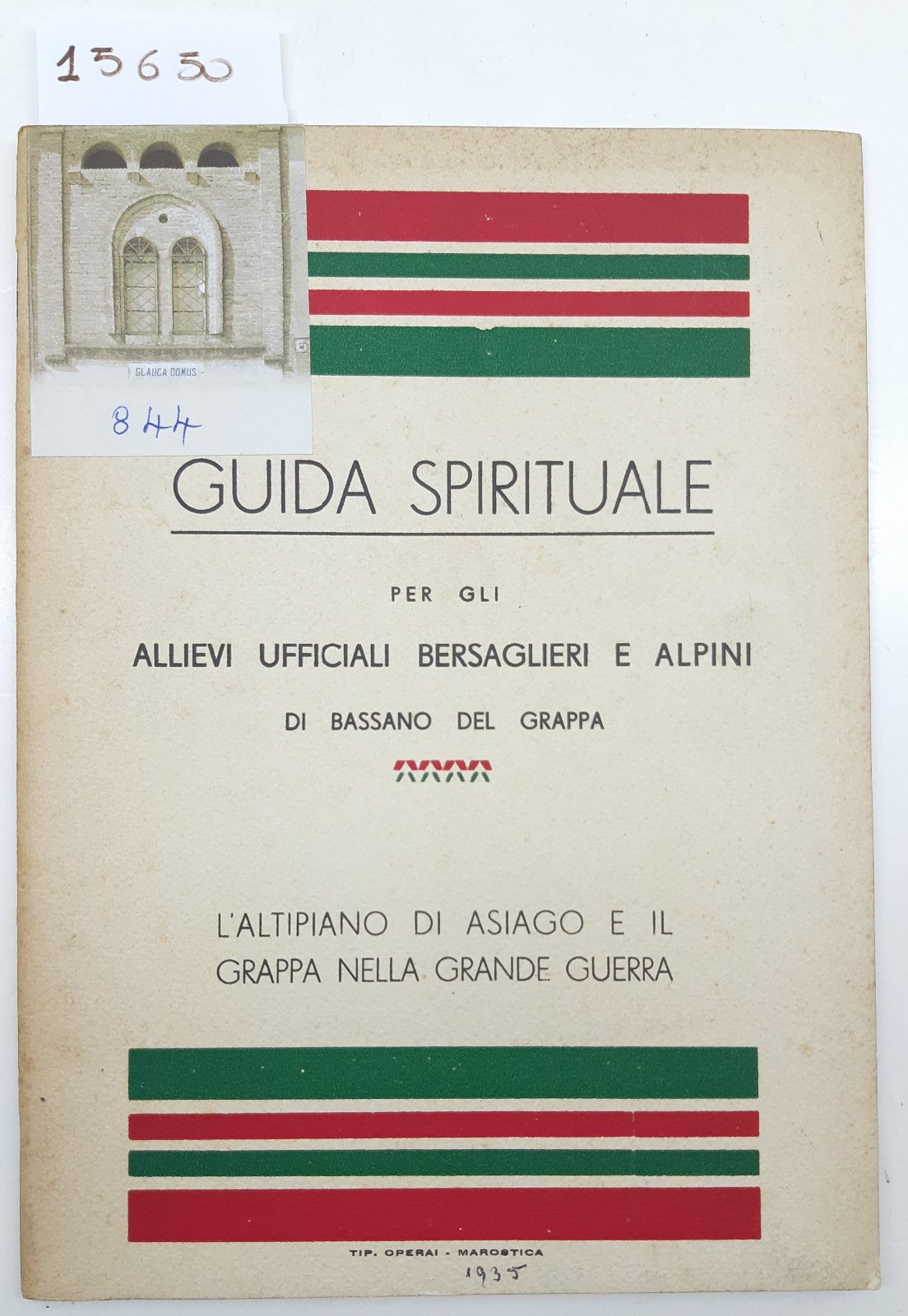 WW2 Guida spirituale per gli allievi ufficiali bersaglieri e Alpini …