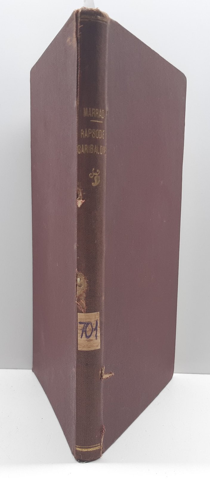 Rapsodie garibaldine di Giovanni Marradi Tito Speri 2∞ edizione Barbera …
