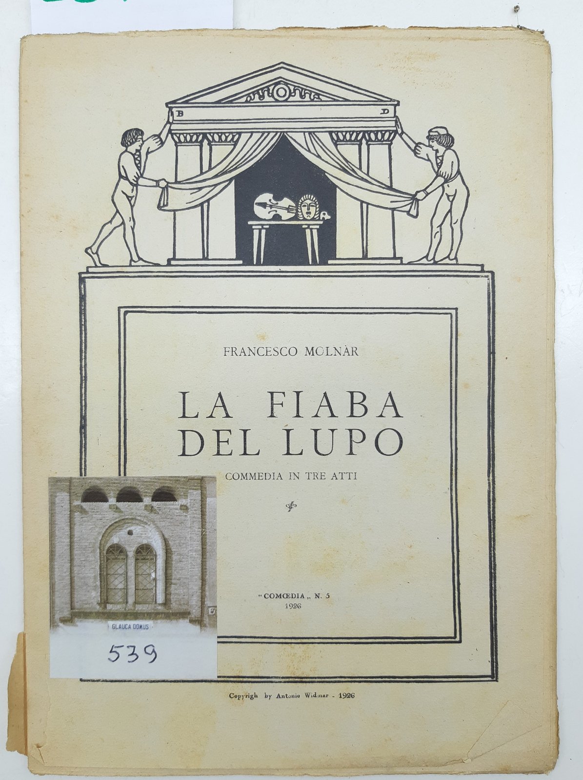 Teatro Francesco Molnar La fiaba del lupo Commedia in tre …