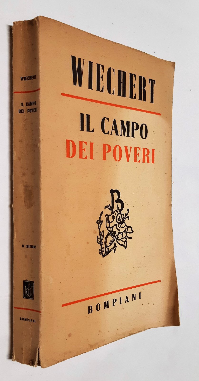 Wiechert Il campo dei poveri Bompiani 1950