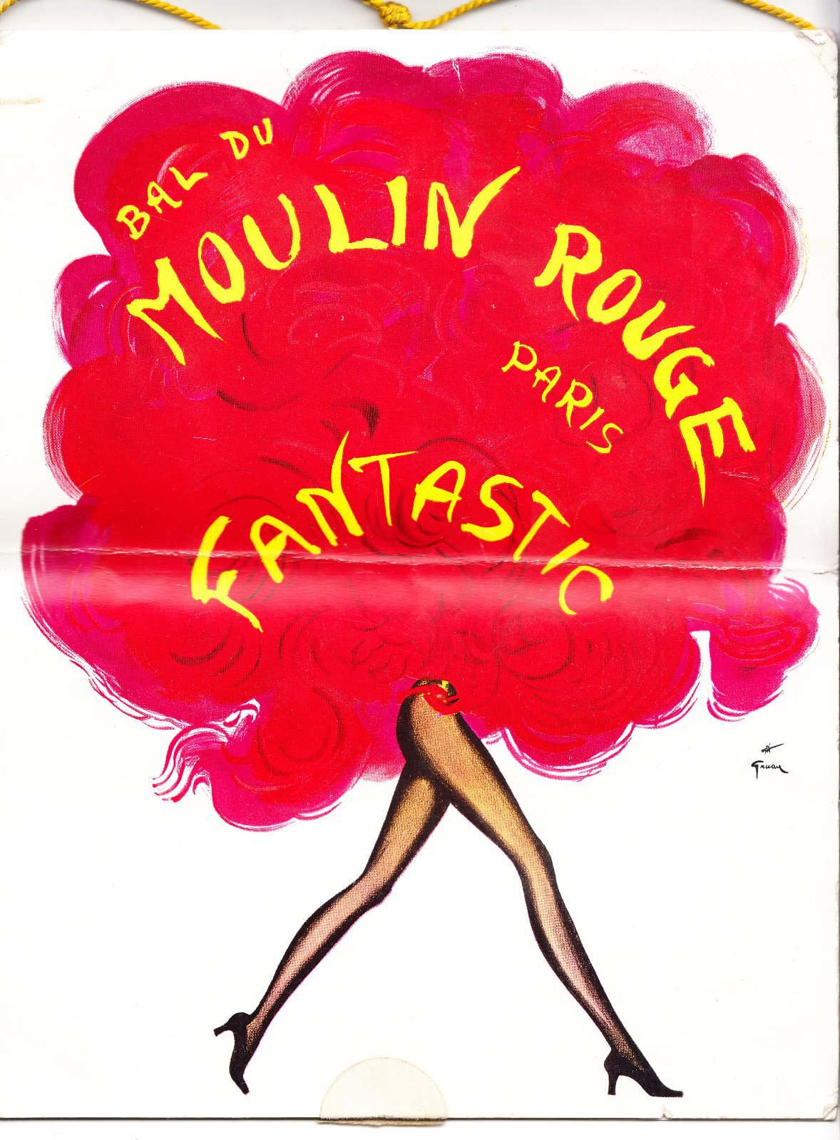 Programma Bal du Moulin Rouge Paris 1972 Doris Haug