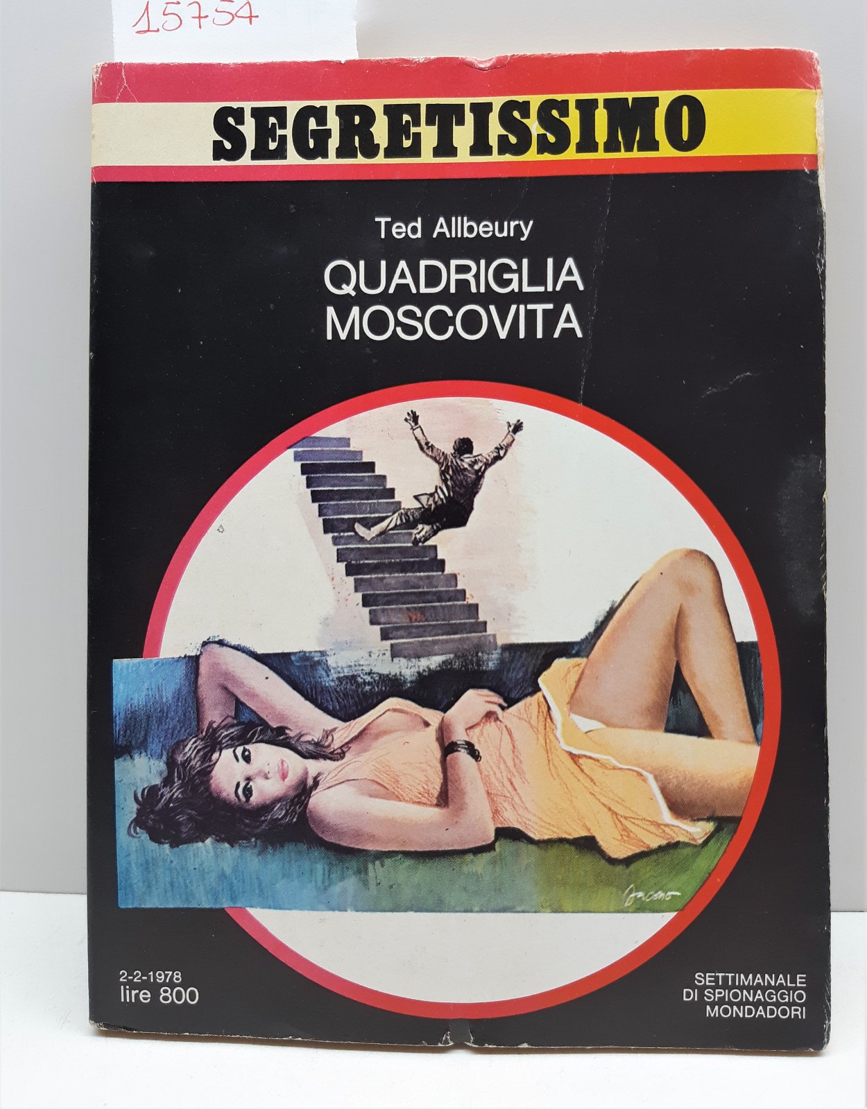 Segretissimo Ted Allbeury Quadriglia moscovita Mondadori 1978