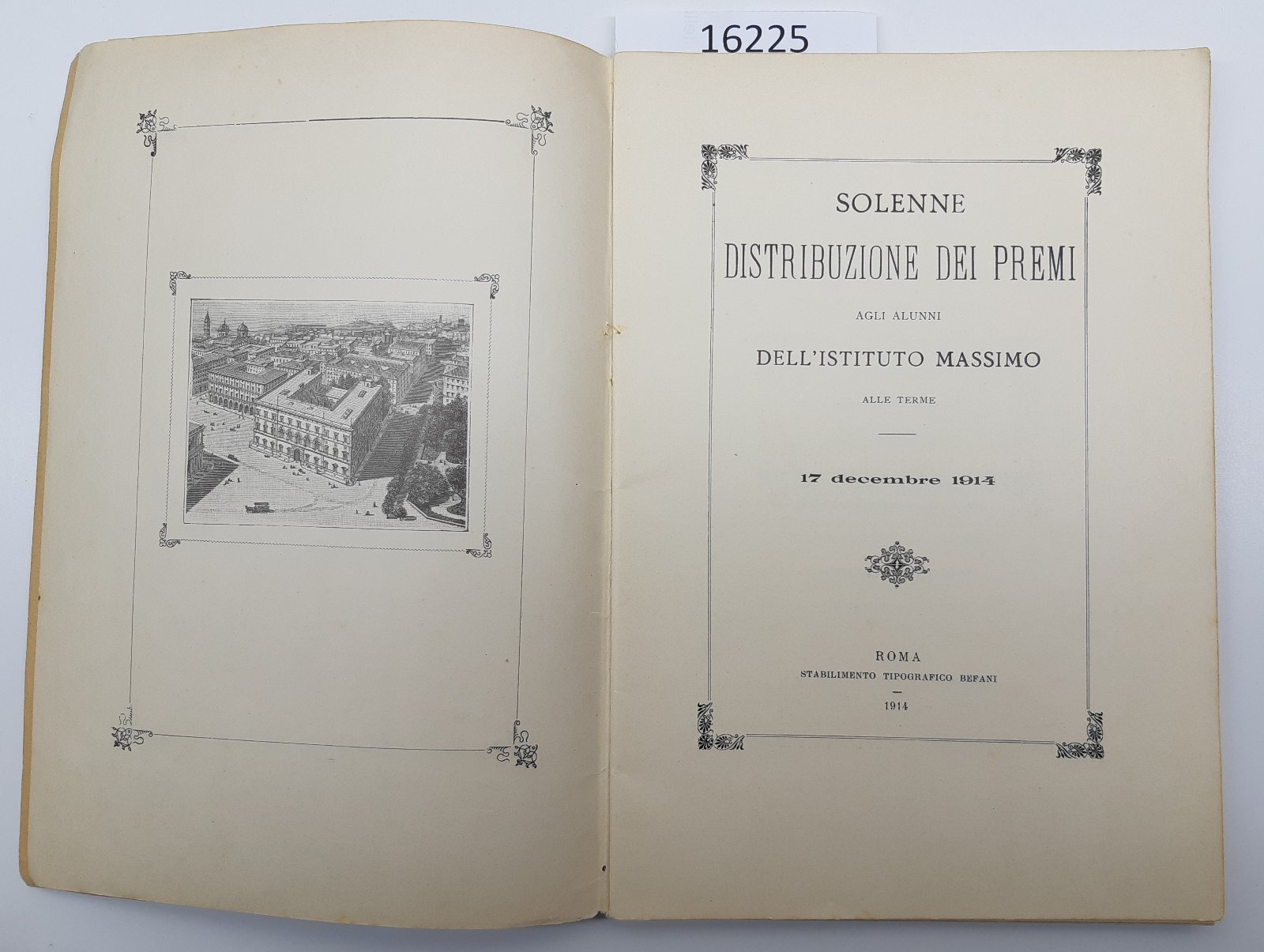 Solenne Distribuzione dei premi agli alunni dell'Istituto Massimo alle Terme …