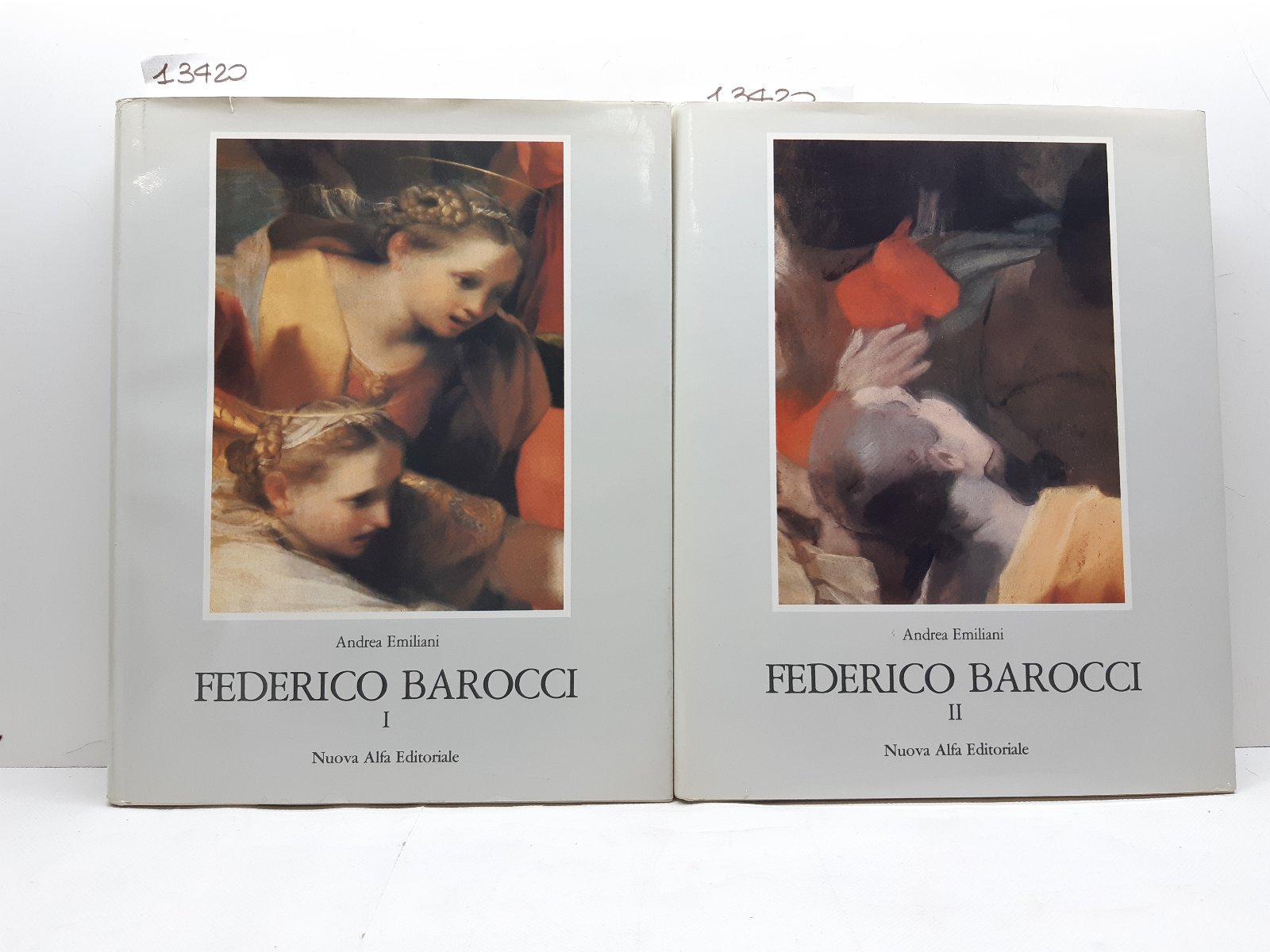 Andrea Emiliani Federico Barocci due volumi Nuova Alfa editoriale 1985