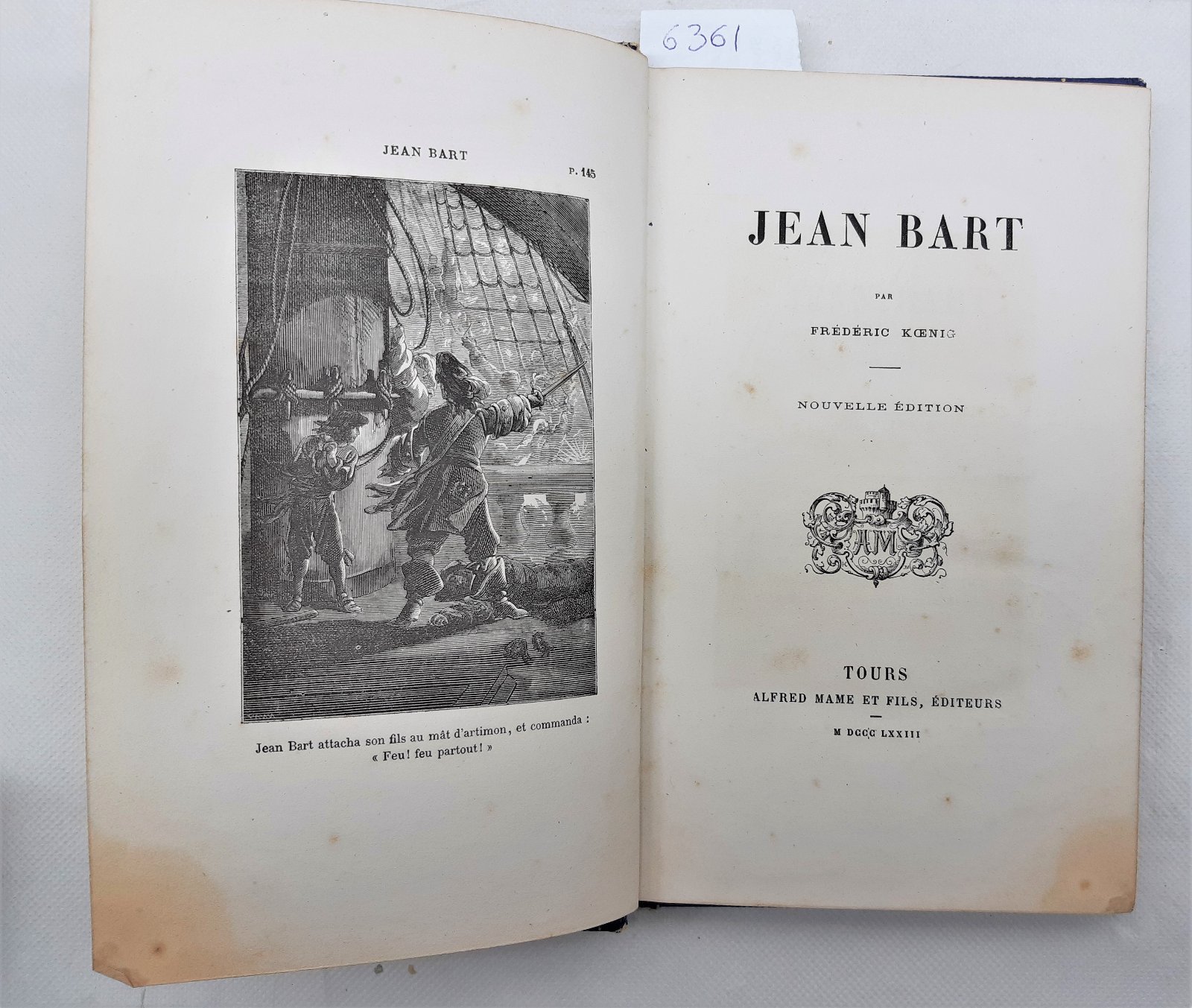 Frederick Koenig Jean Bart Tours 1873