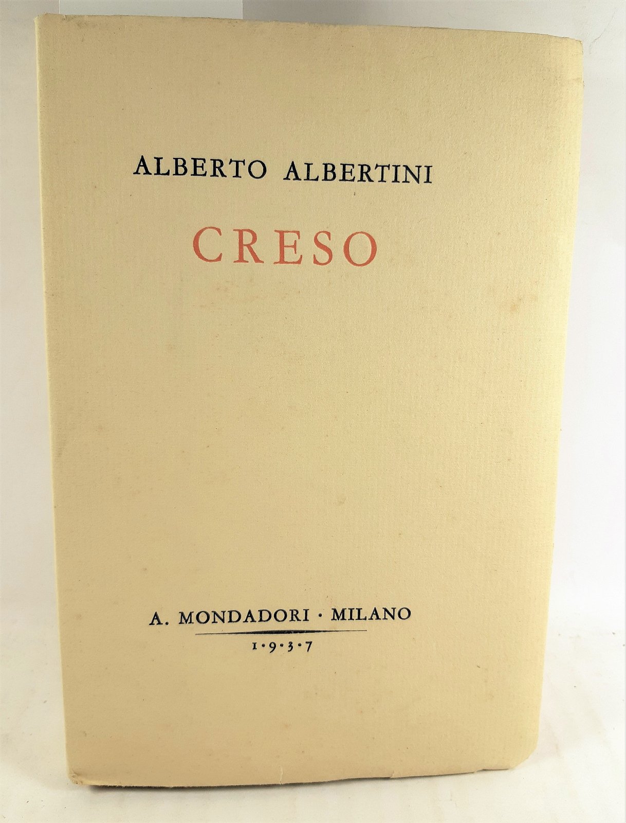 Alberto Albertini Creso Mondadori 1937